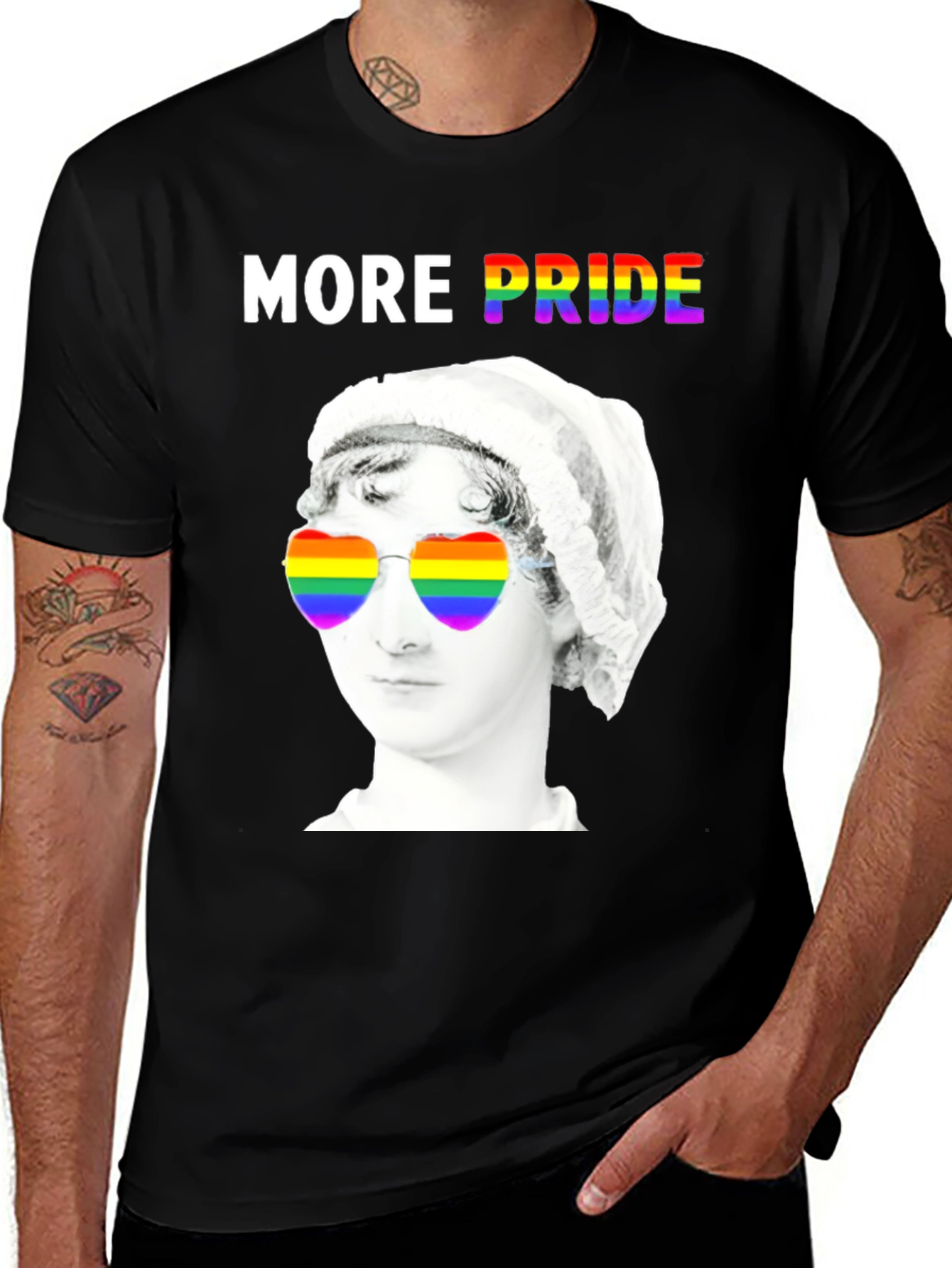 Variant 13 of More Pride Statue Graphic Tee
