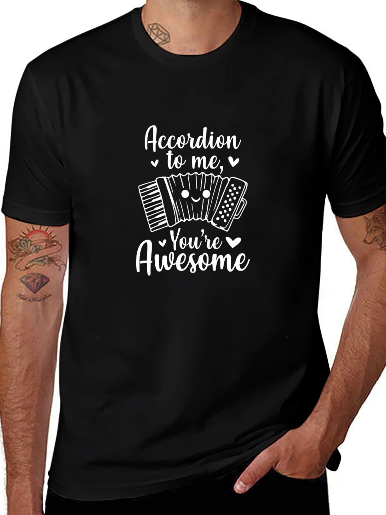 Variant 22 of Accordion Awesome Graphic T-Shirt