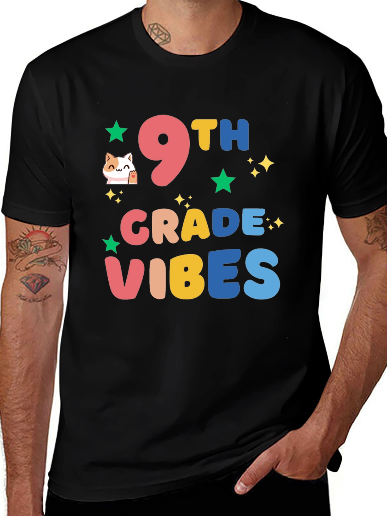 9th Grade Vibes T-Shirt - Back to School Style