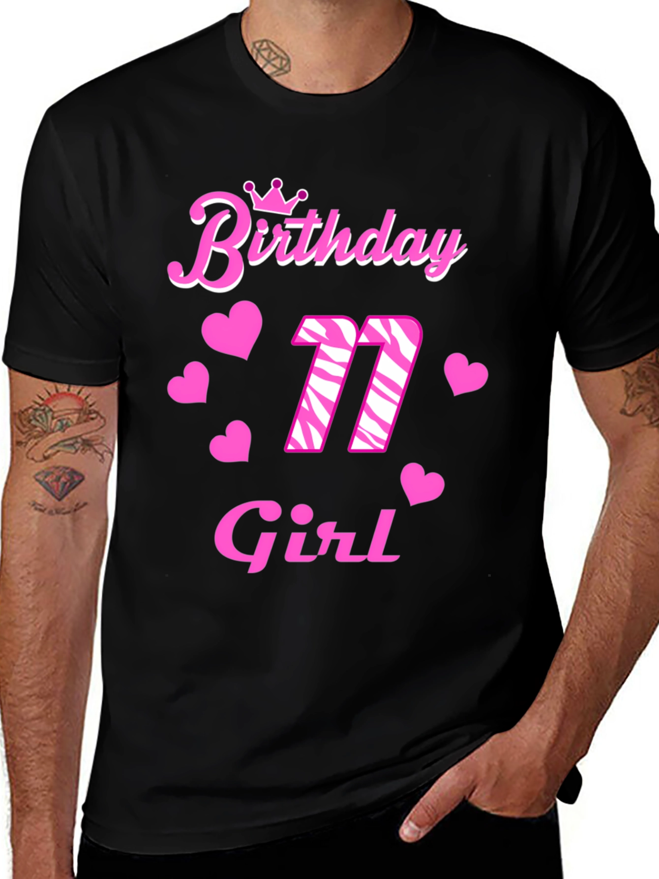 Variant 23 of Birthday Girl 11 T-Shirt