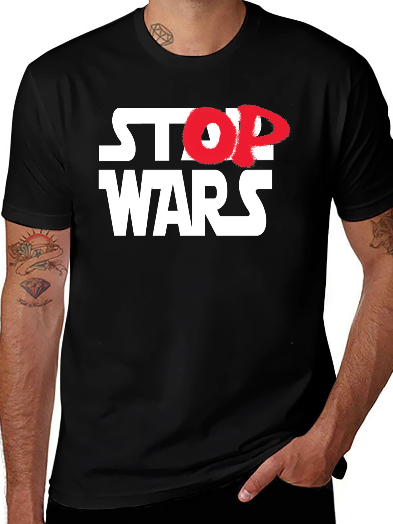 Variant 11 of Stop Wars T-Shirt - Peace Protest Tee
