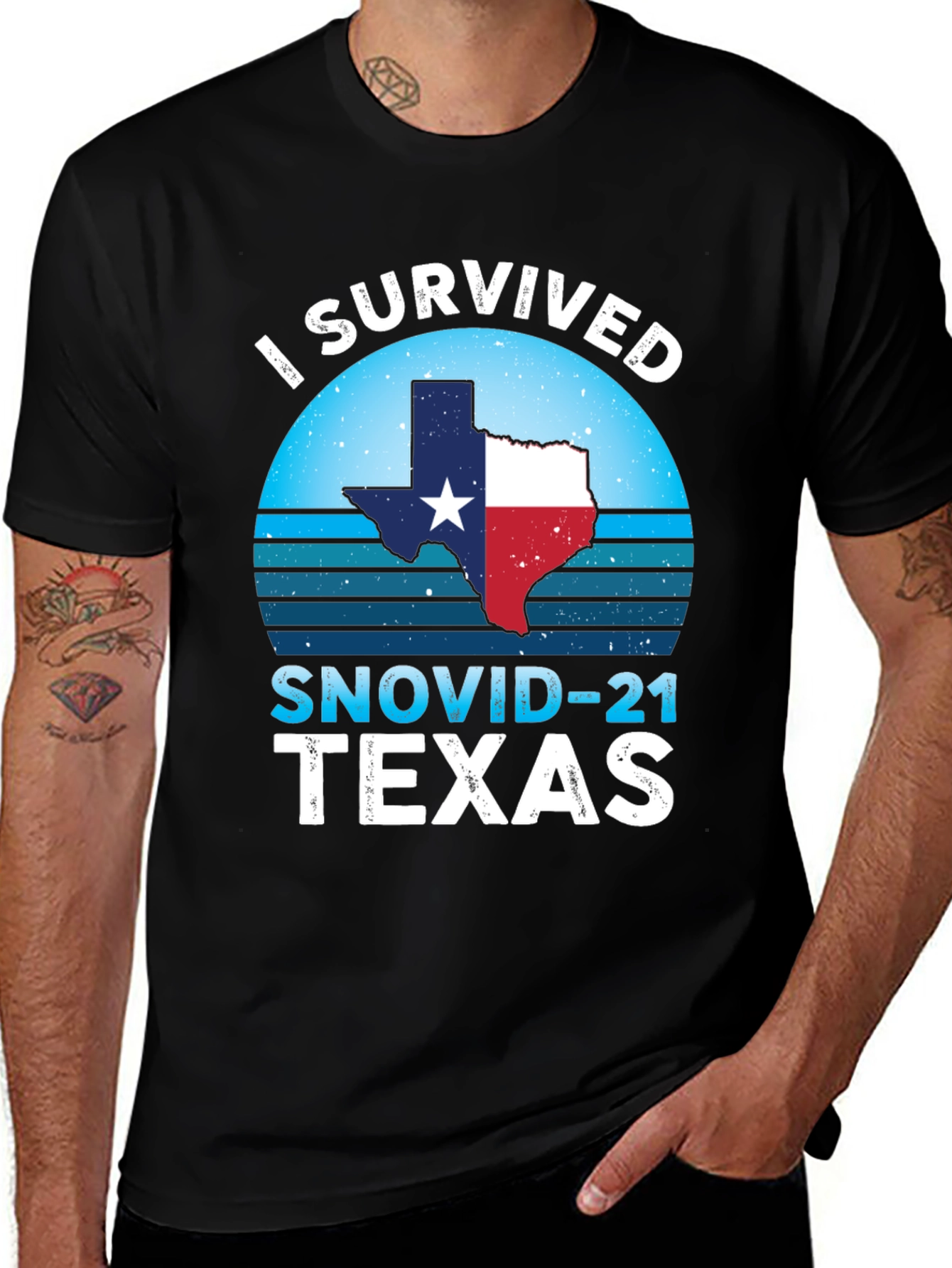 I Survived Snovid-21 Texas T-Shirt