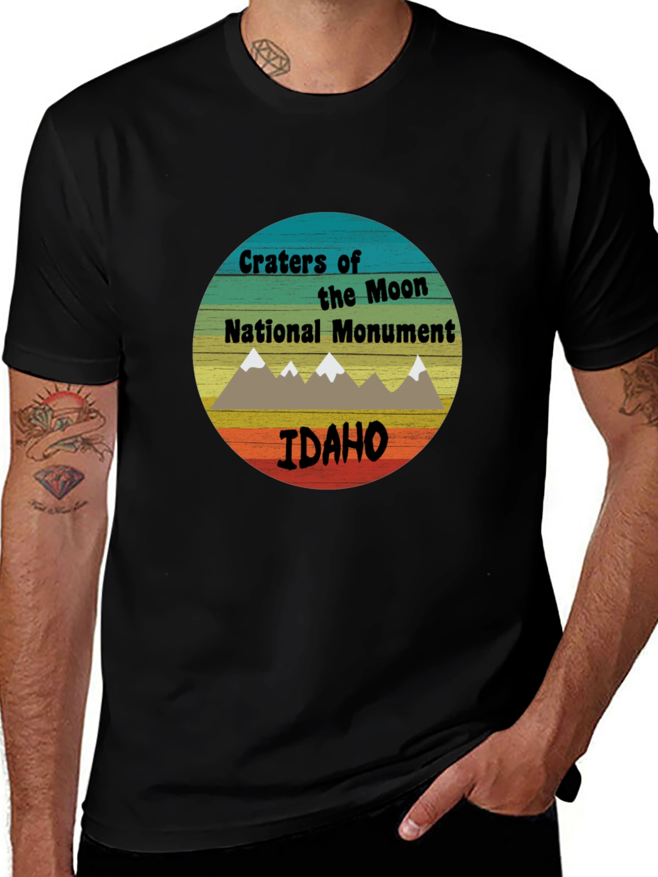 Variant 27 of Crater of the Moon National Monument T-Shirt