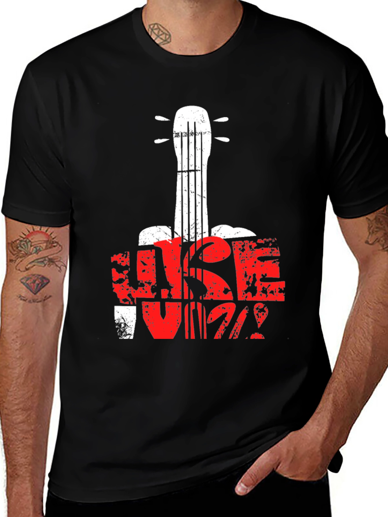 Variant 17 of Guitar Jazz Graphic T-Shirt