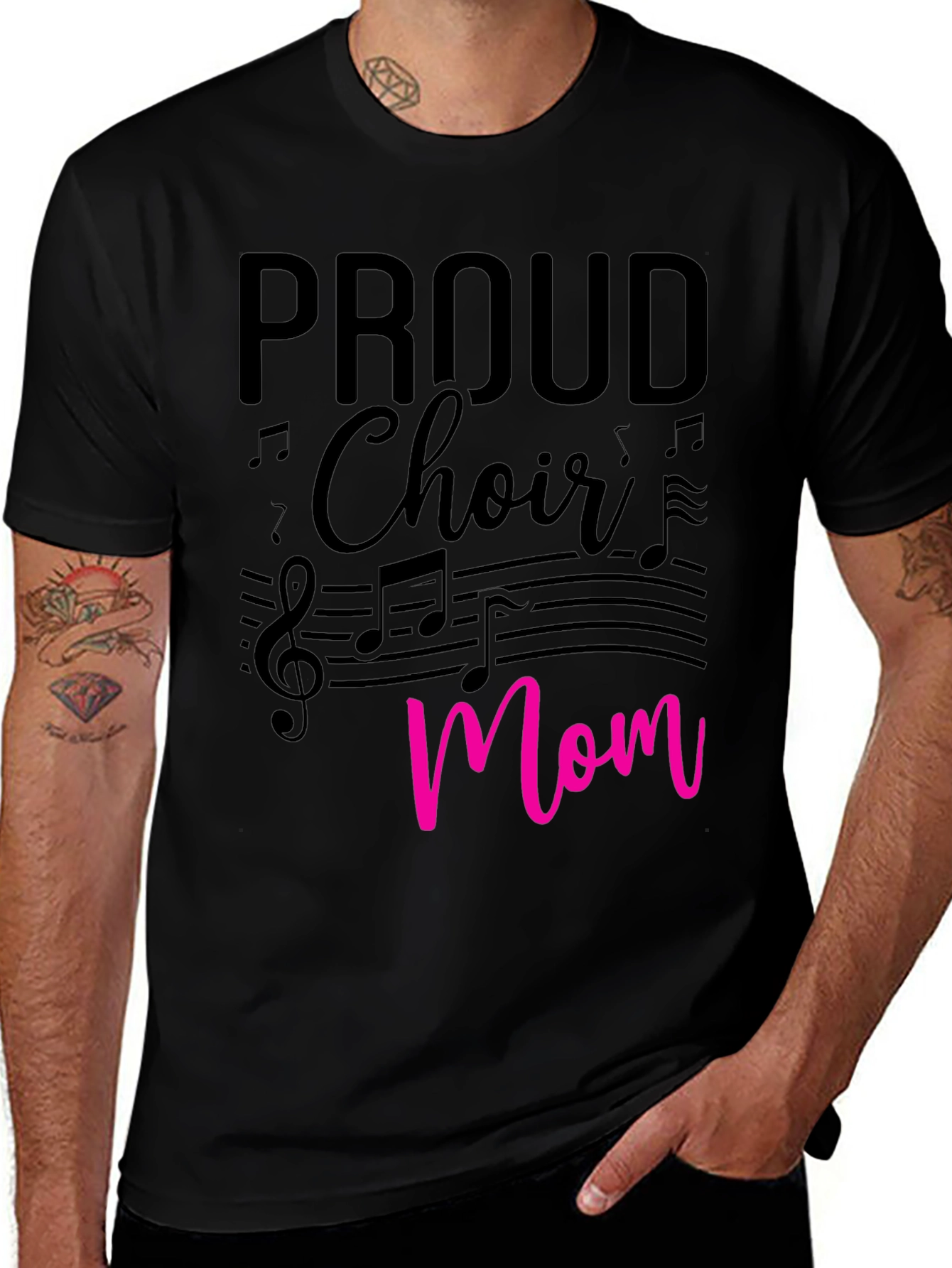 Variant 26 of Proud Choir Mom Graphic T-Shirt