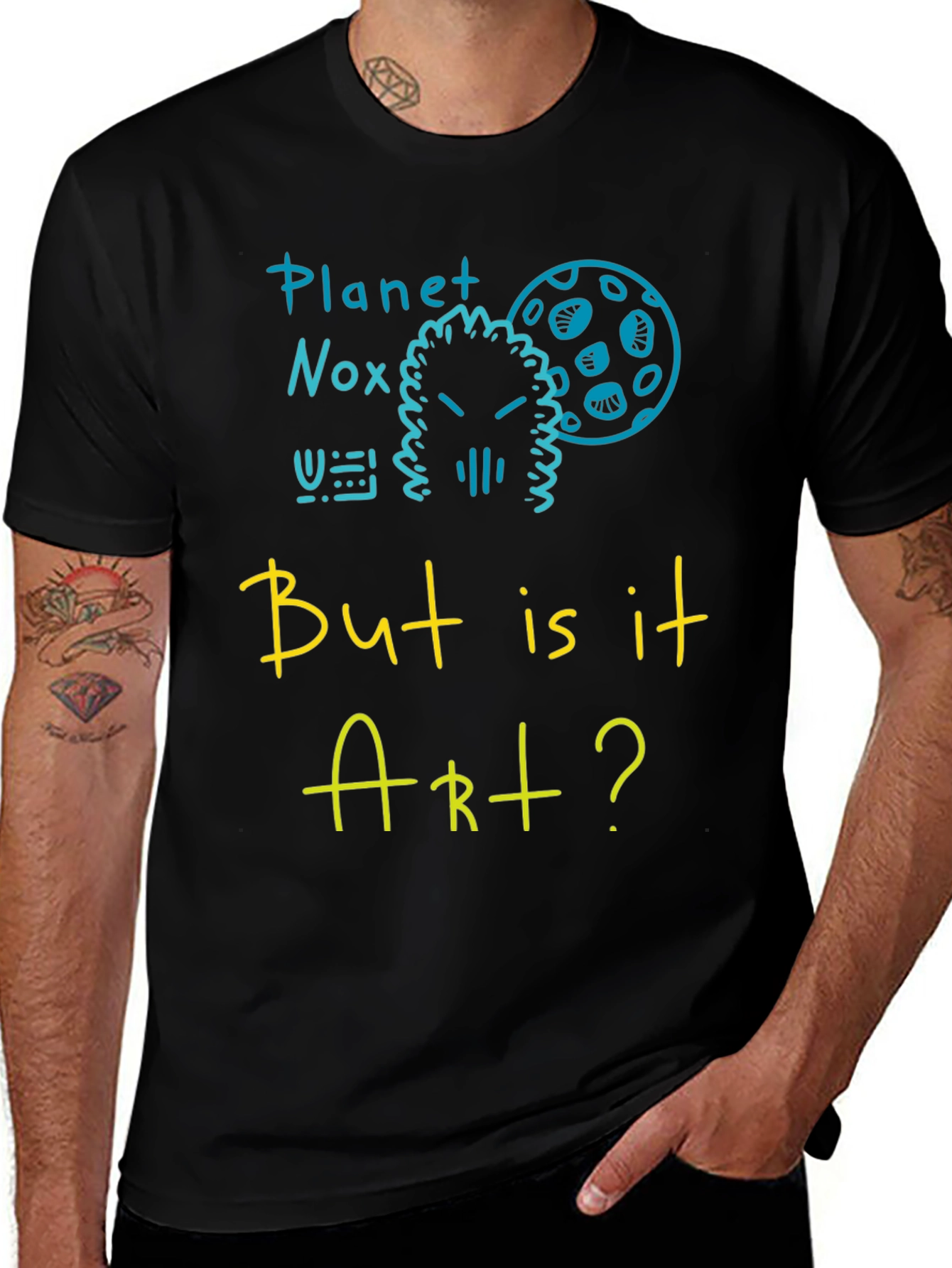 Variant 23 of Planet Nox Art Tee - Is it Art? Graphic T-Shirt