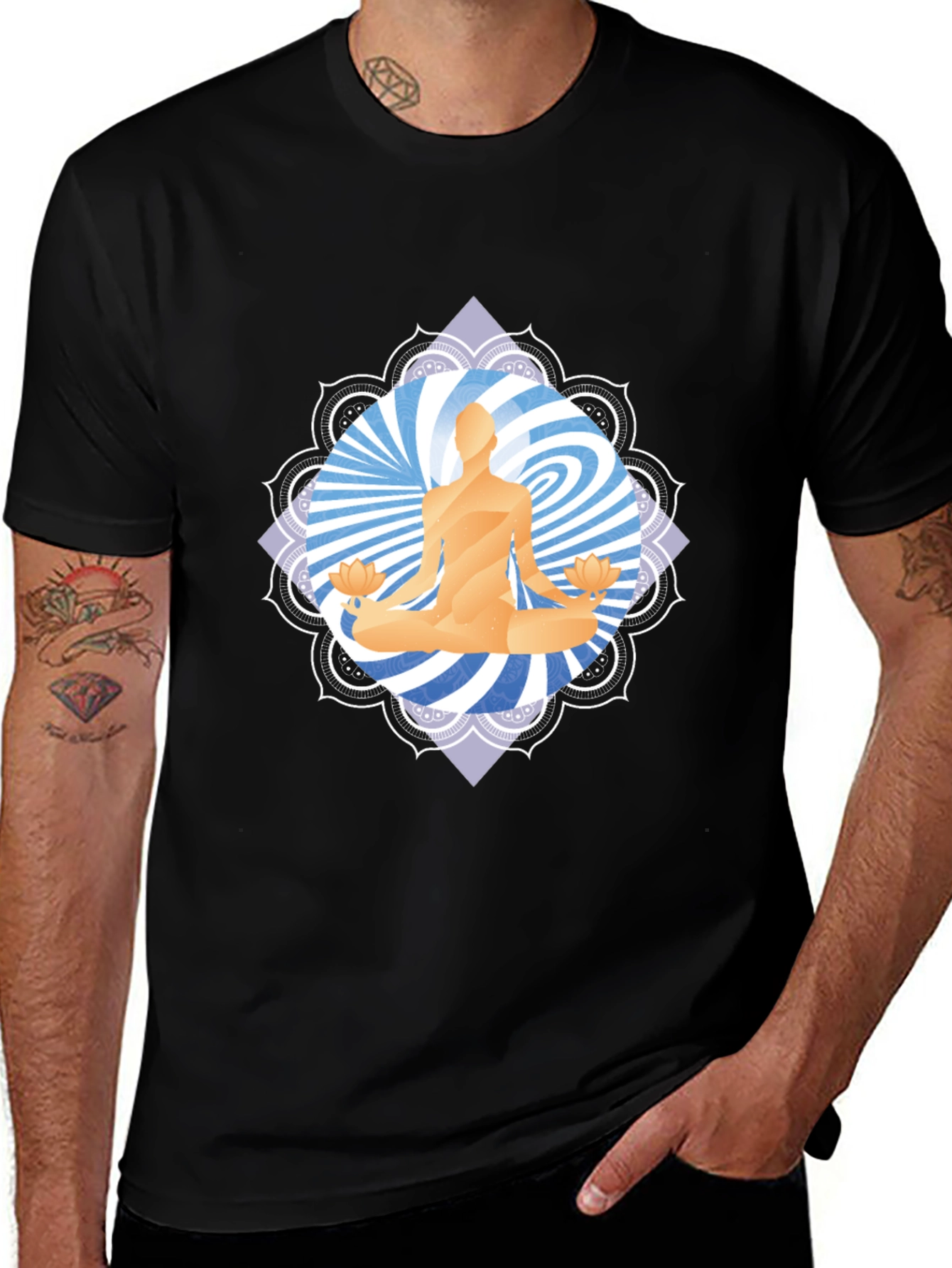 Variant 12 of Meditative Mandala T-Shirt