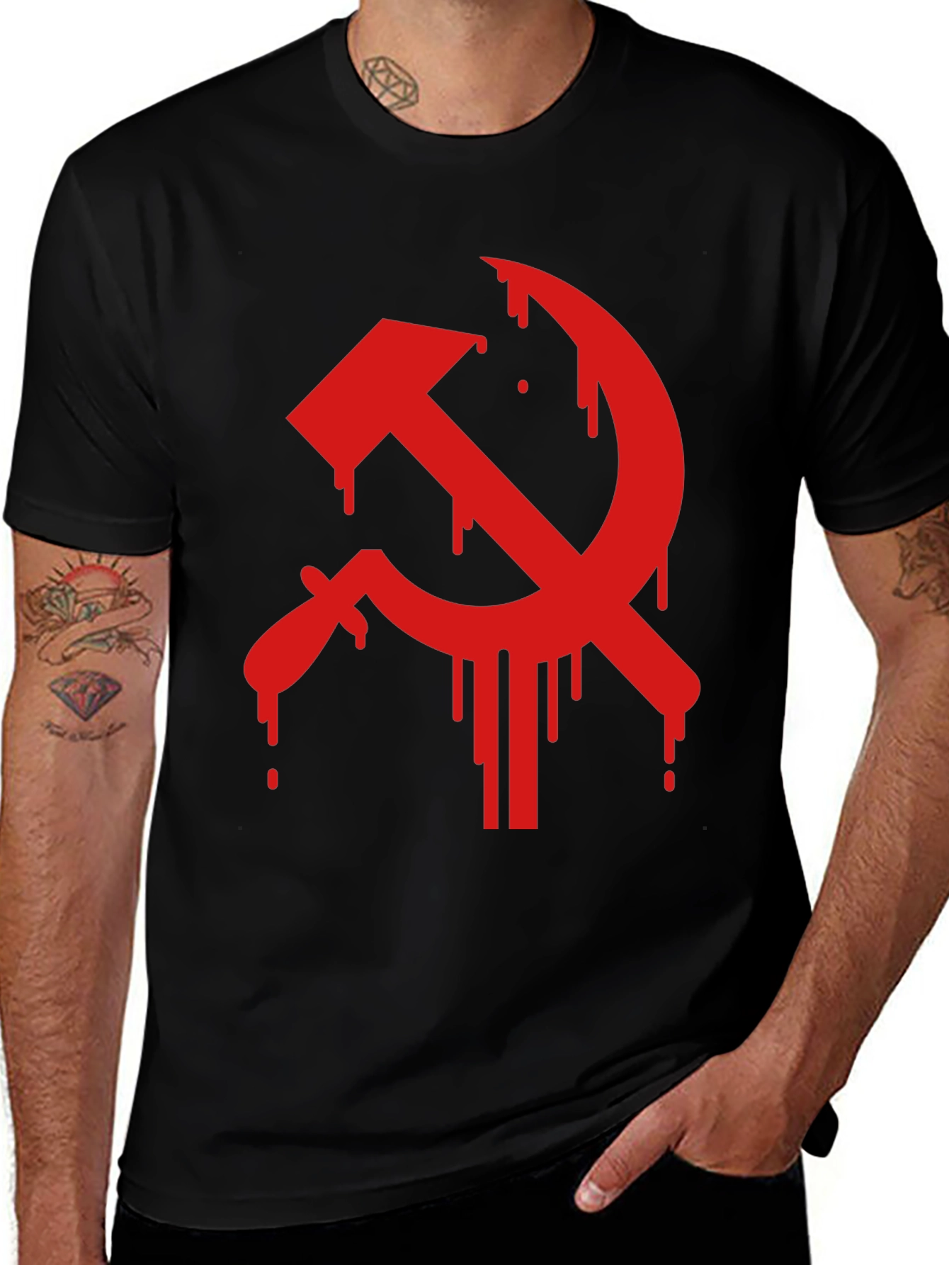 Variant 12 of Red Hammer and Sickle T-Shirt