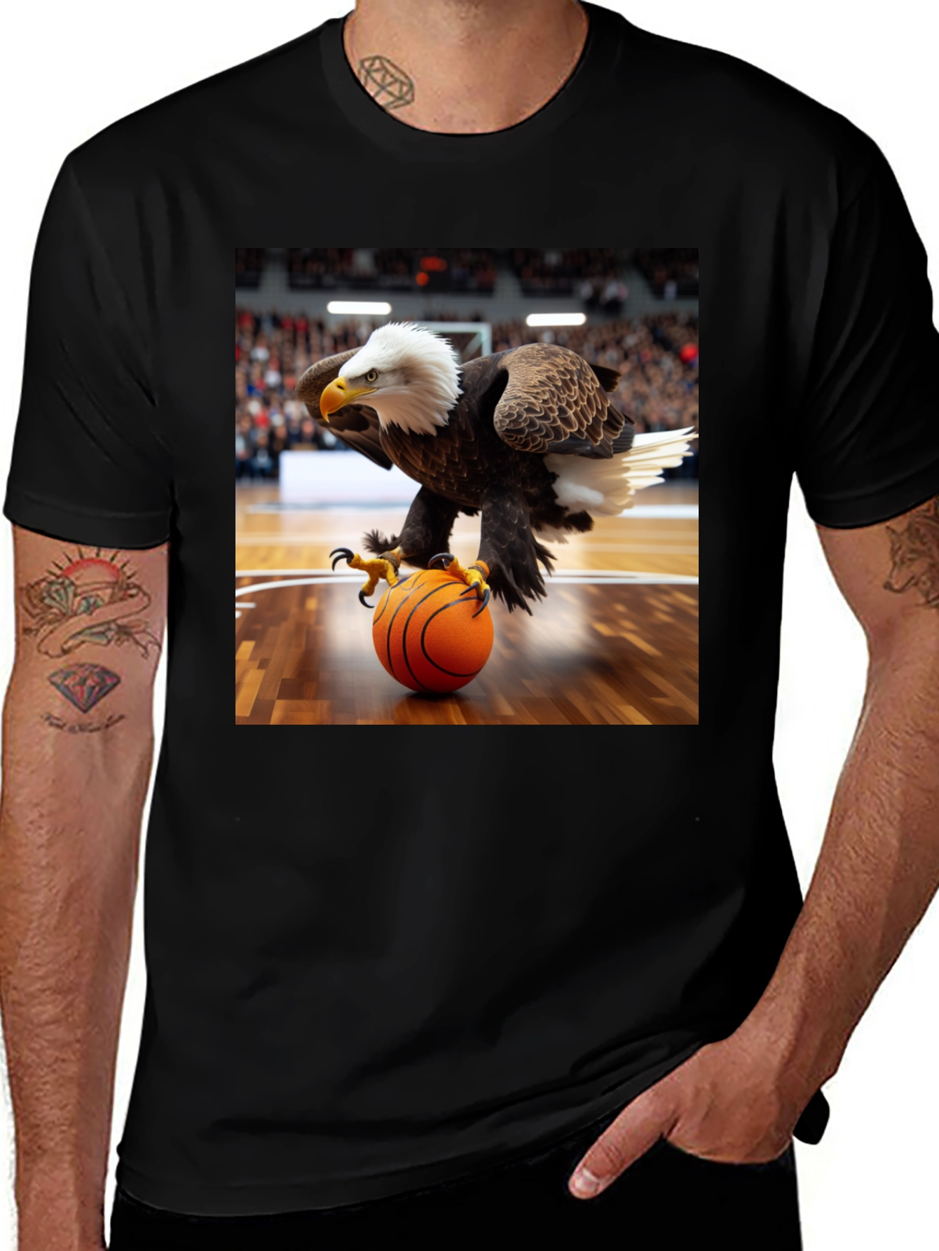 Variant 24 of Eagle Basketball T-Shirt