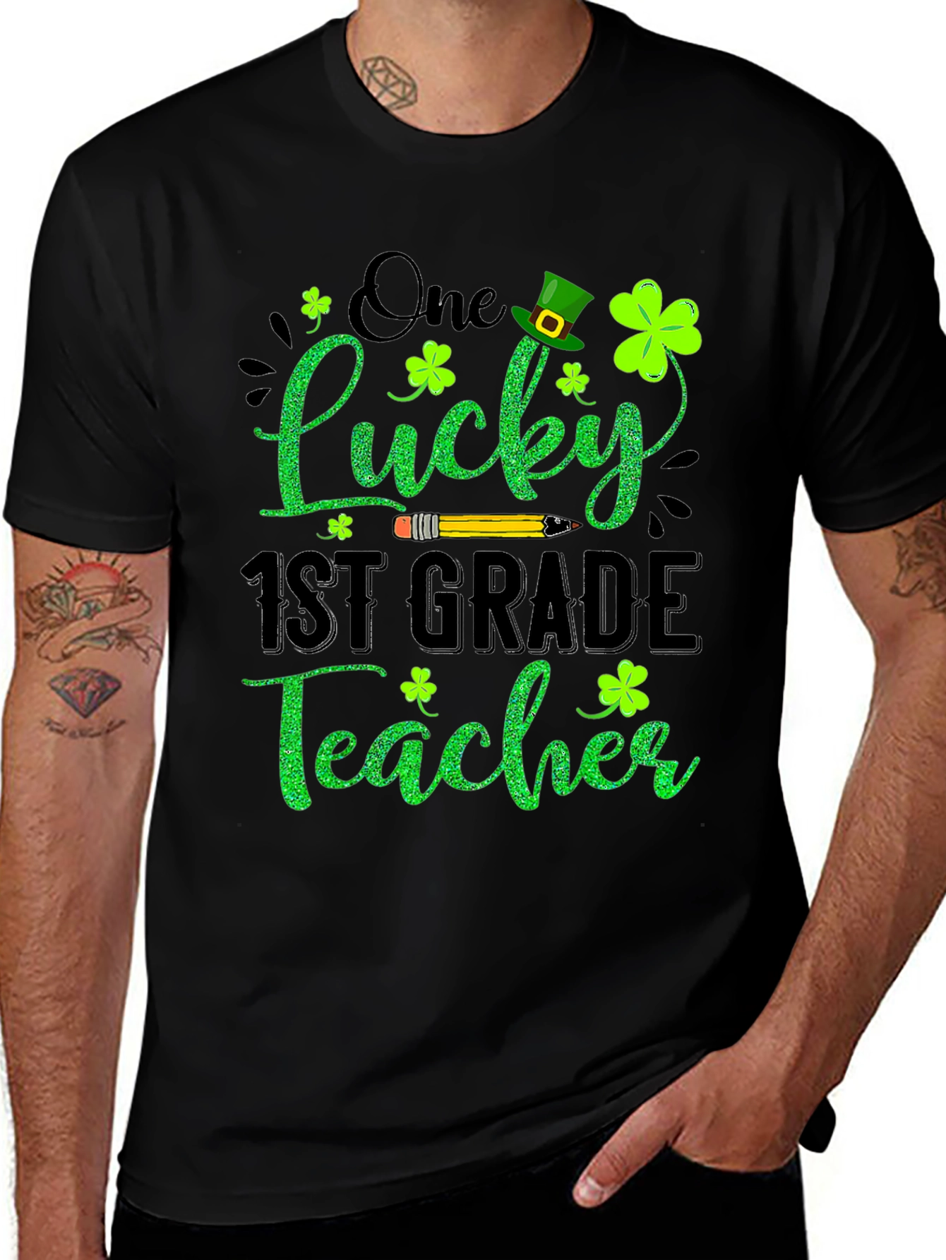 Variant 10 of Lucky 1st Grade Teacher St. Patrick's Day T-Shirt