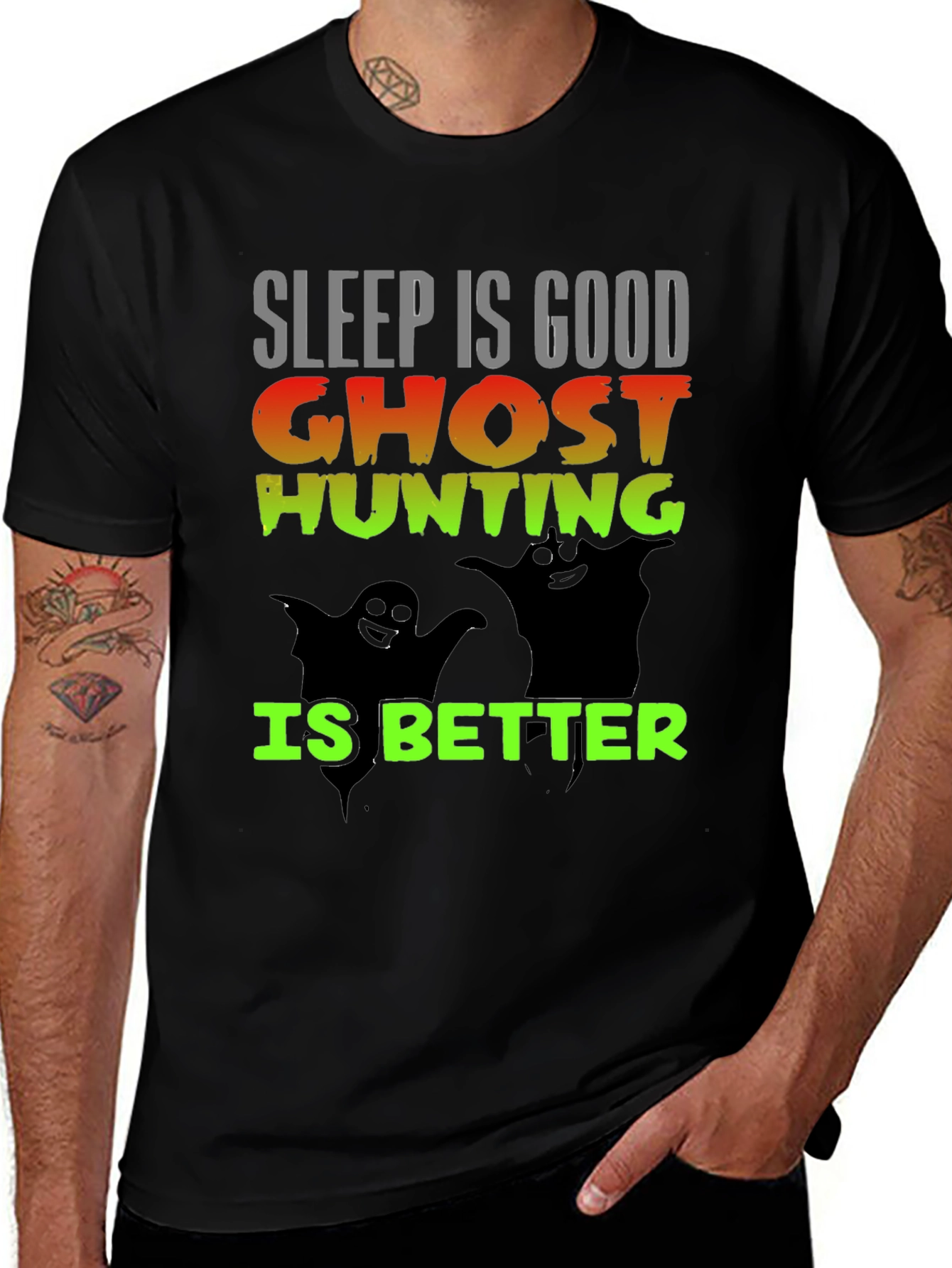 Variant 24 of Sleep Is Good, Ghost Hunting Is Better Tee