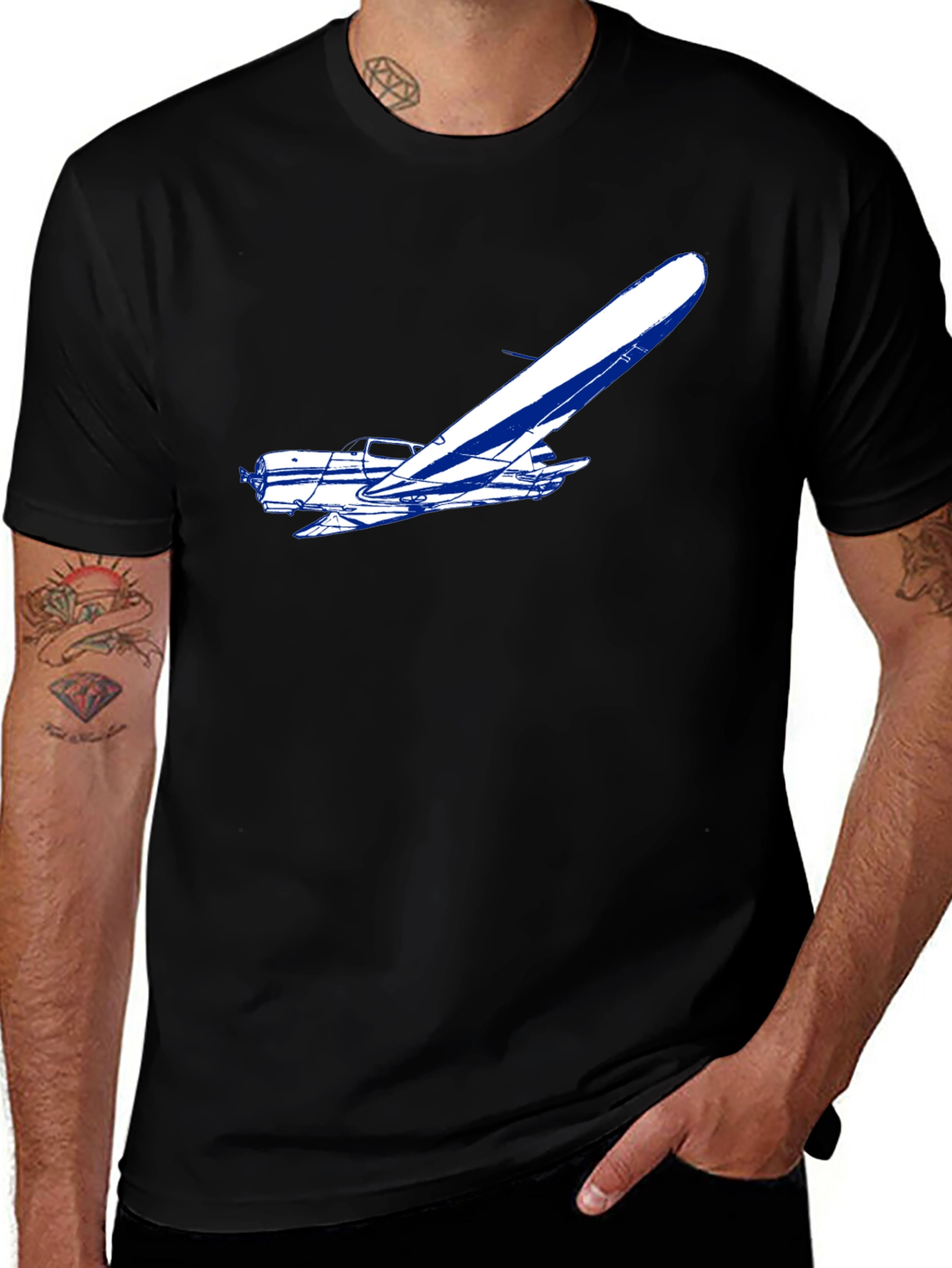 Variant 12 of Vintage Airplane Graphic T-Shirt