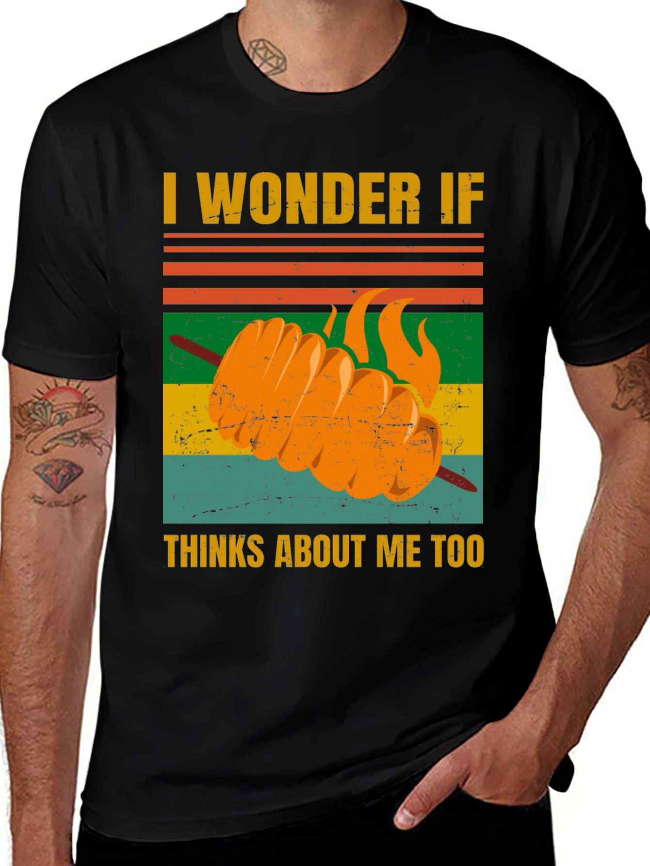 Variant 28 of I Wonder If Marshmallow Thinks of Me T-Shirt