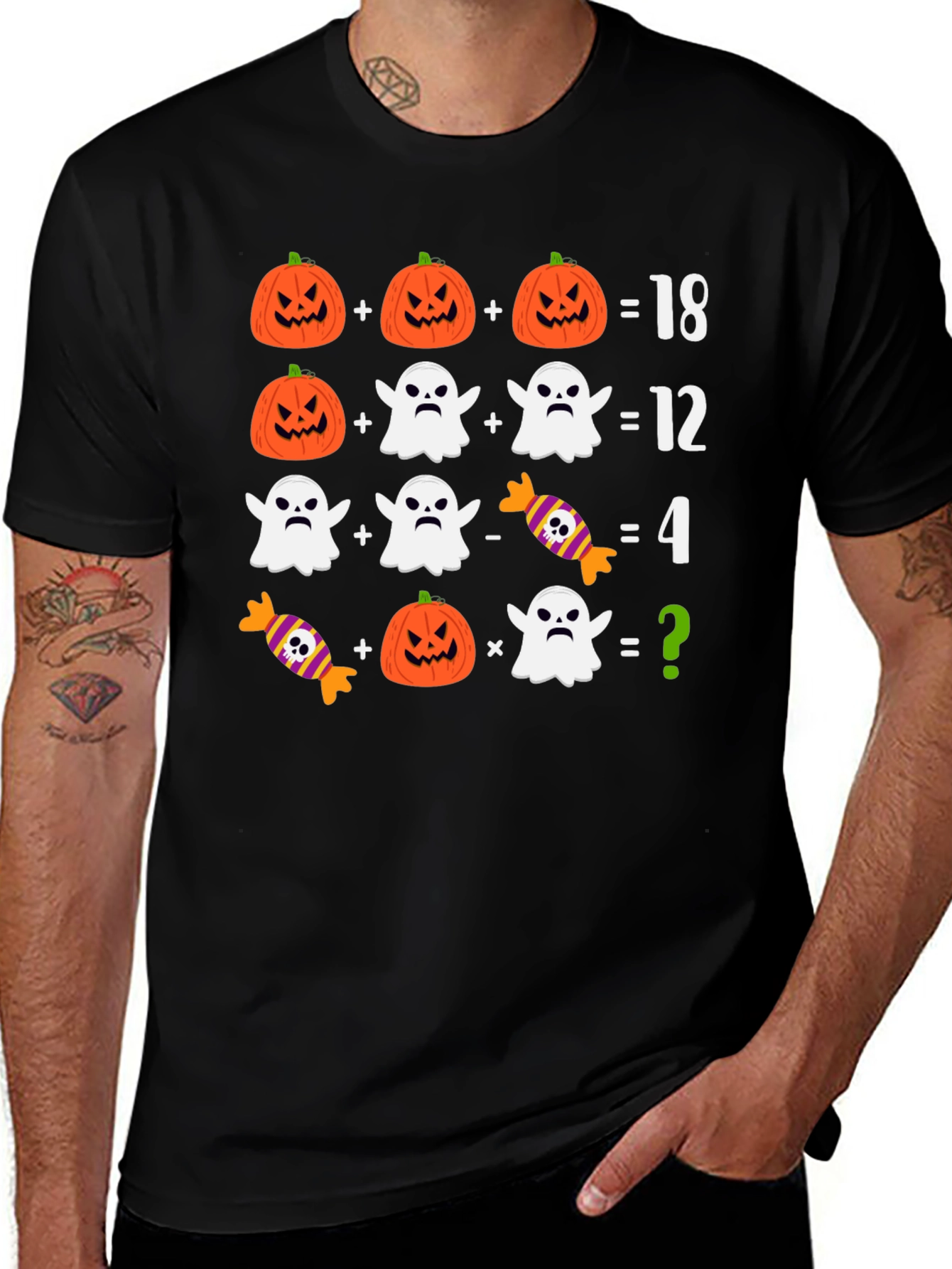 Halloween Math Puzzle T-Shirt