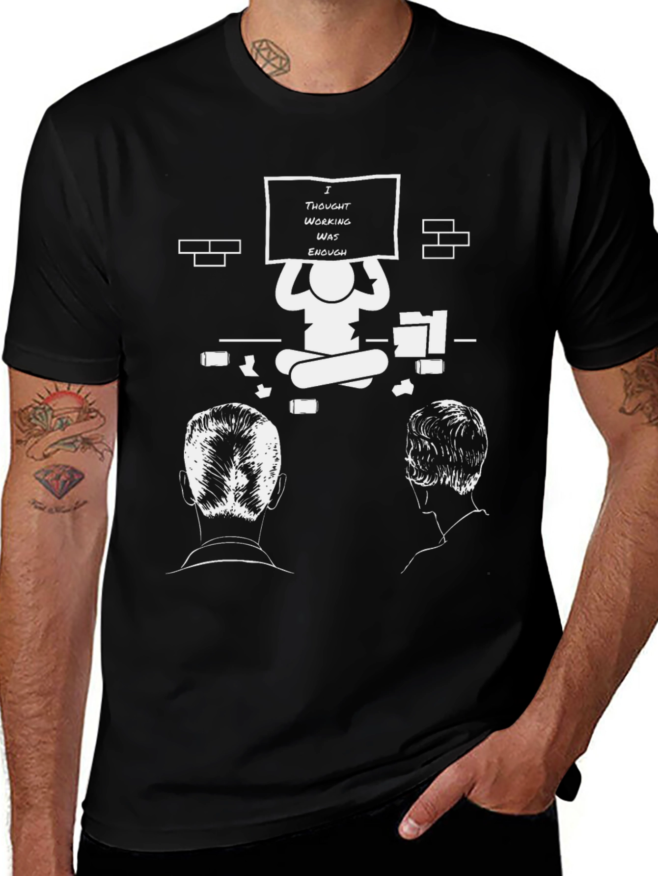 Variant 8 of I Thought Working Was Enough Graphic T-Shirt