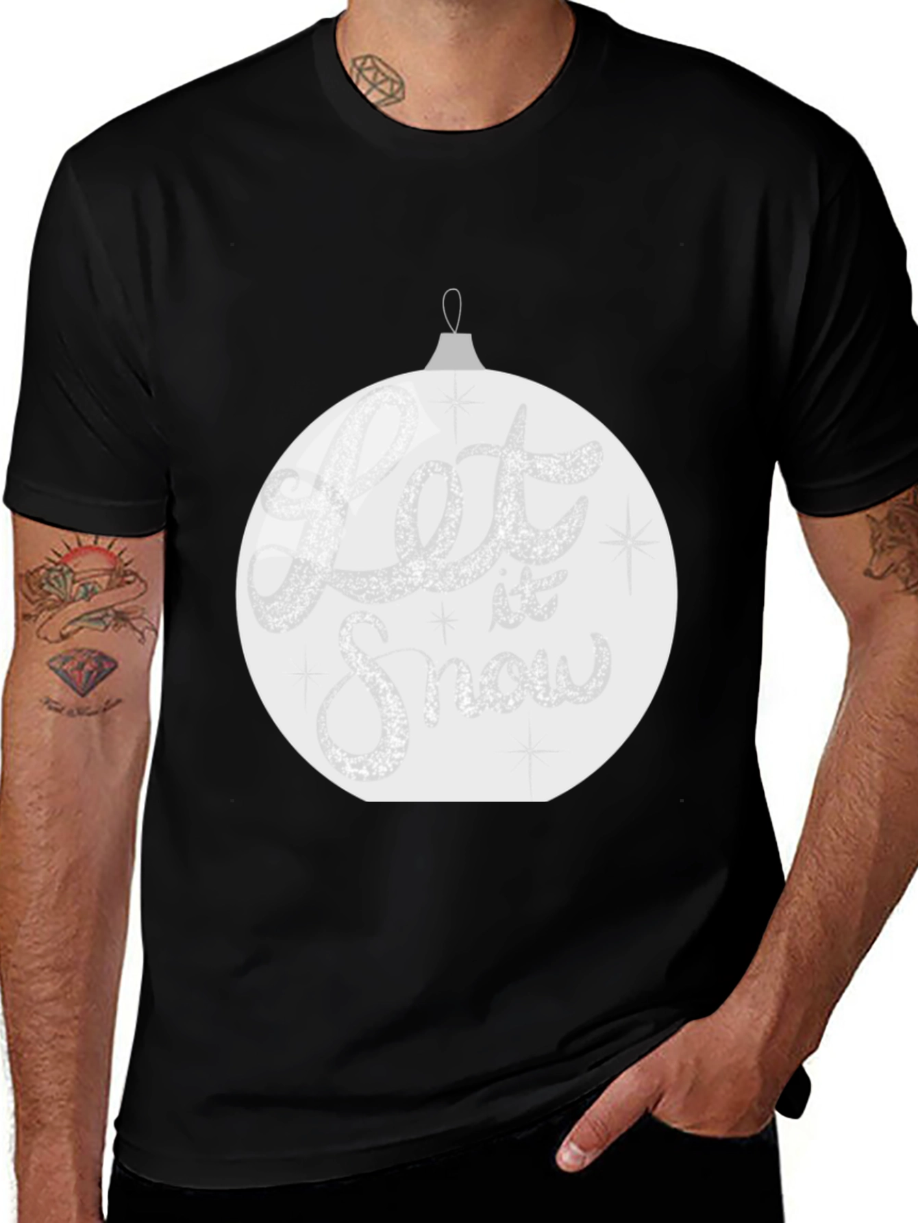 Let it Snow Christmas Ornament T-Shirt