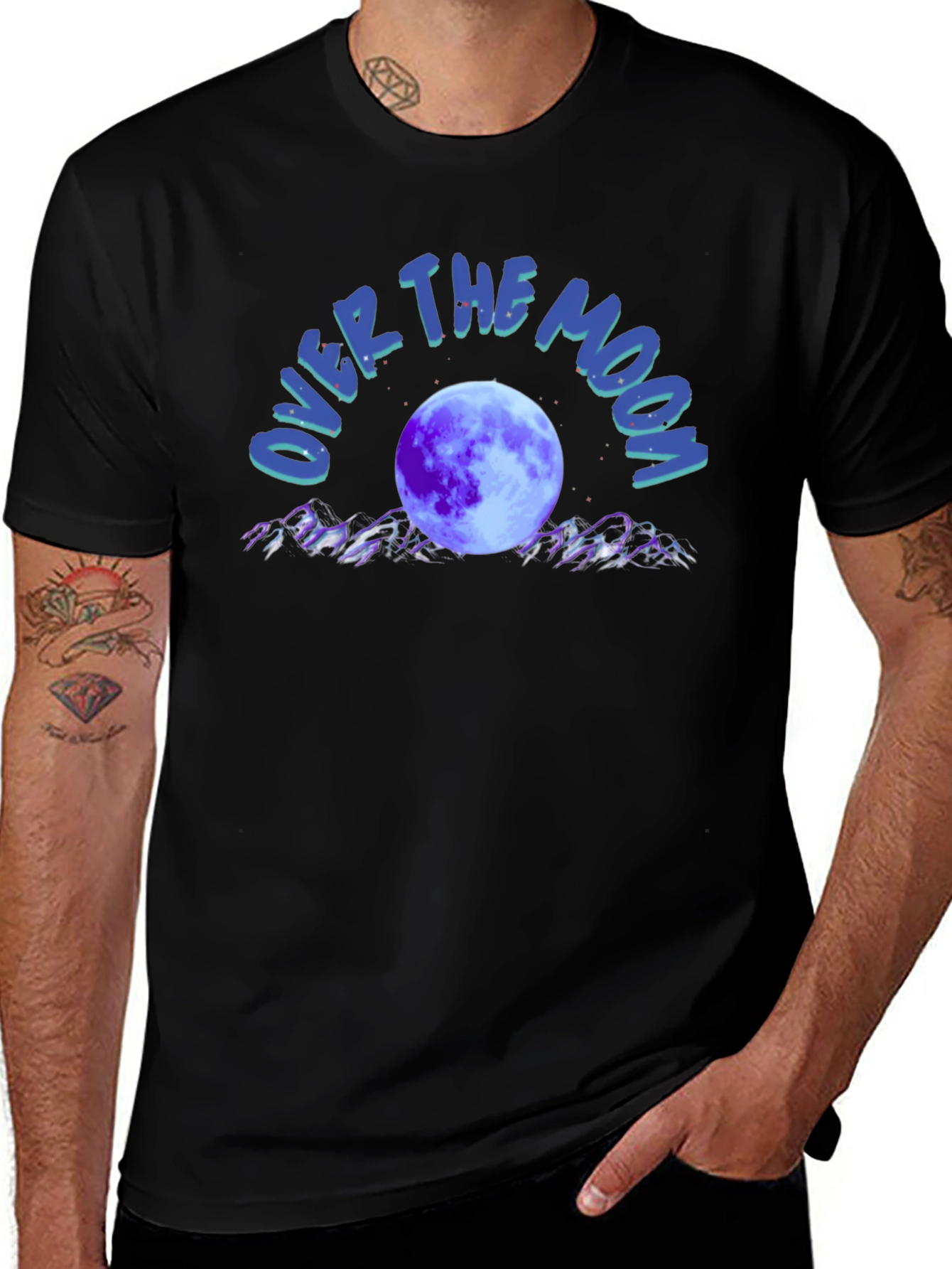 Variant 9 of Over The Moon Graphic T-Shirt