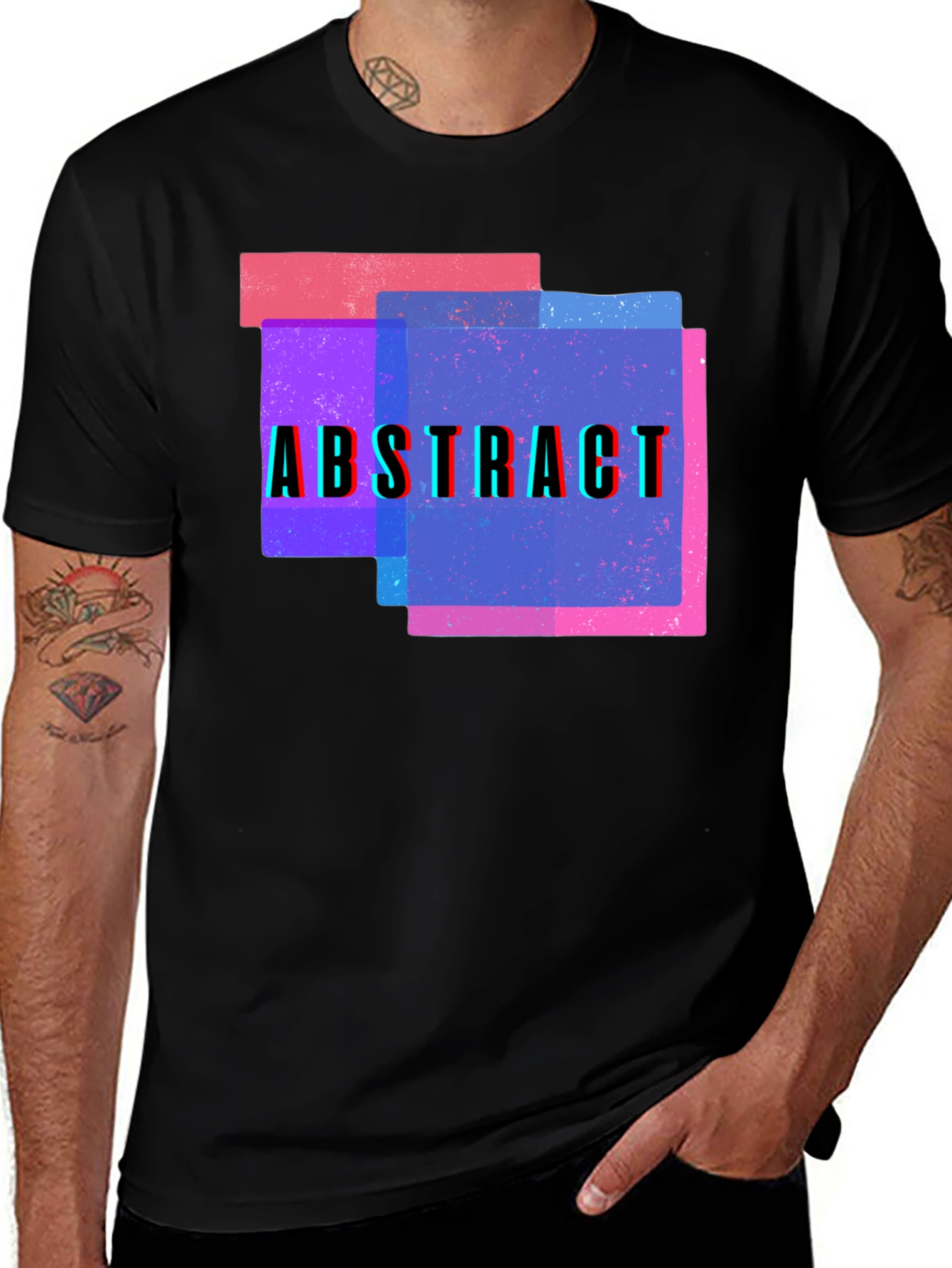 Variant 28 of Abstract Graphic Tee - Modern Art Design