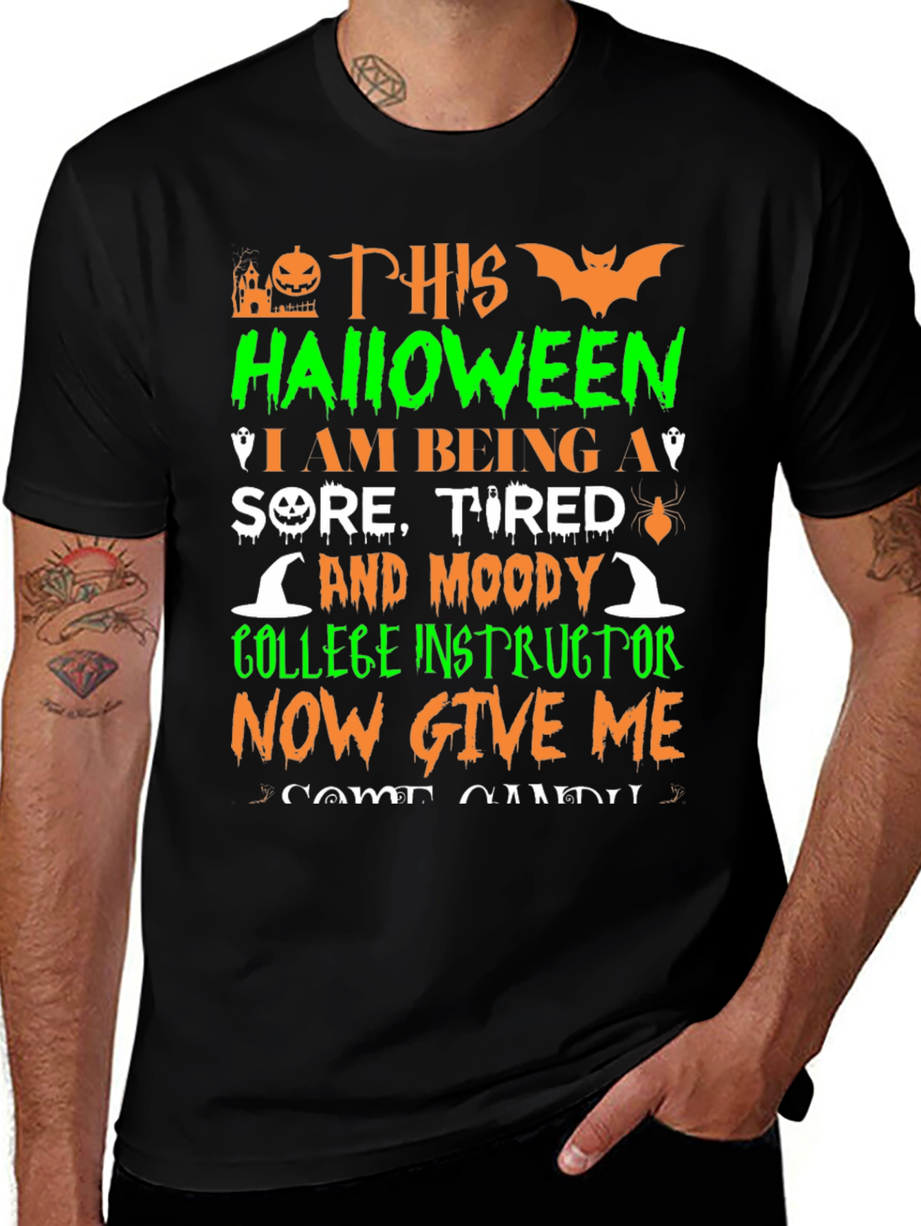 Halloween College Instructor T-Shirt