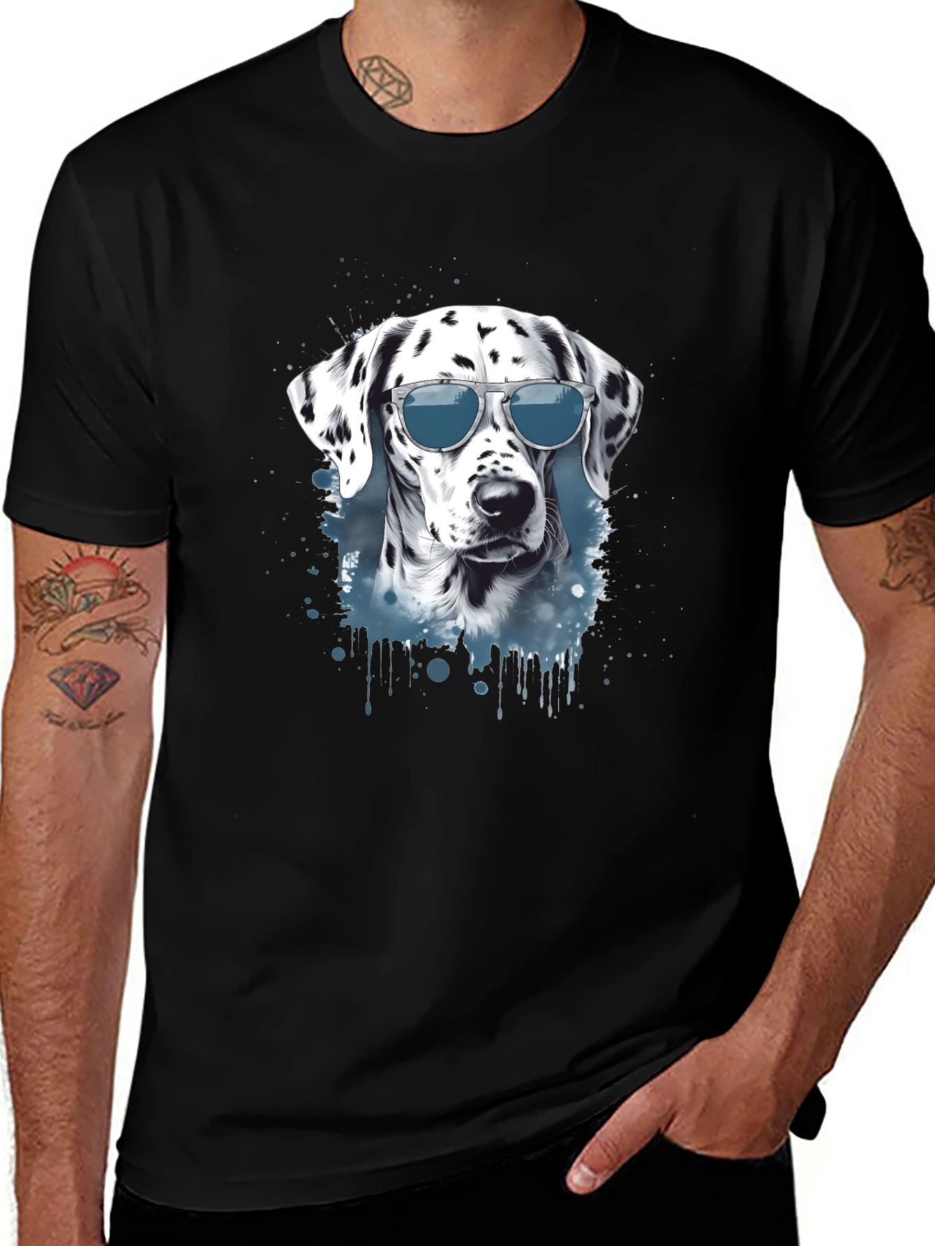 Variant 18 of Cool Dalmatian Dog T-Shirt