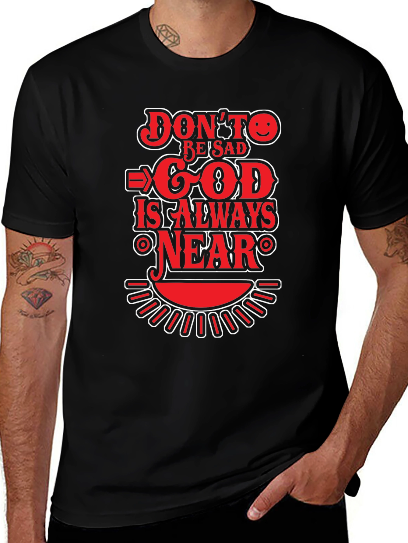 God Is Always Near Graphic T-Shirt