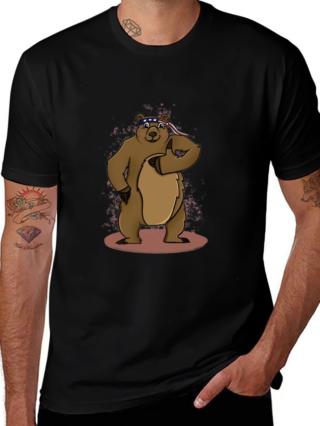 Variant 9 of Patriotic Bear T-Shirt