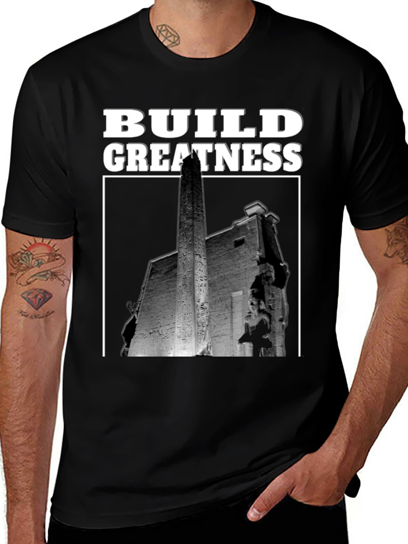 Variant 26 of Build Greatness Graphic T-Shirt