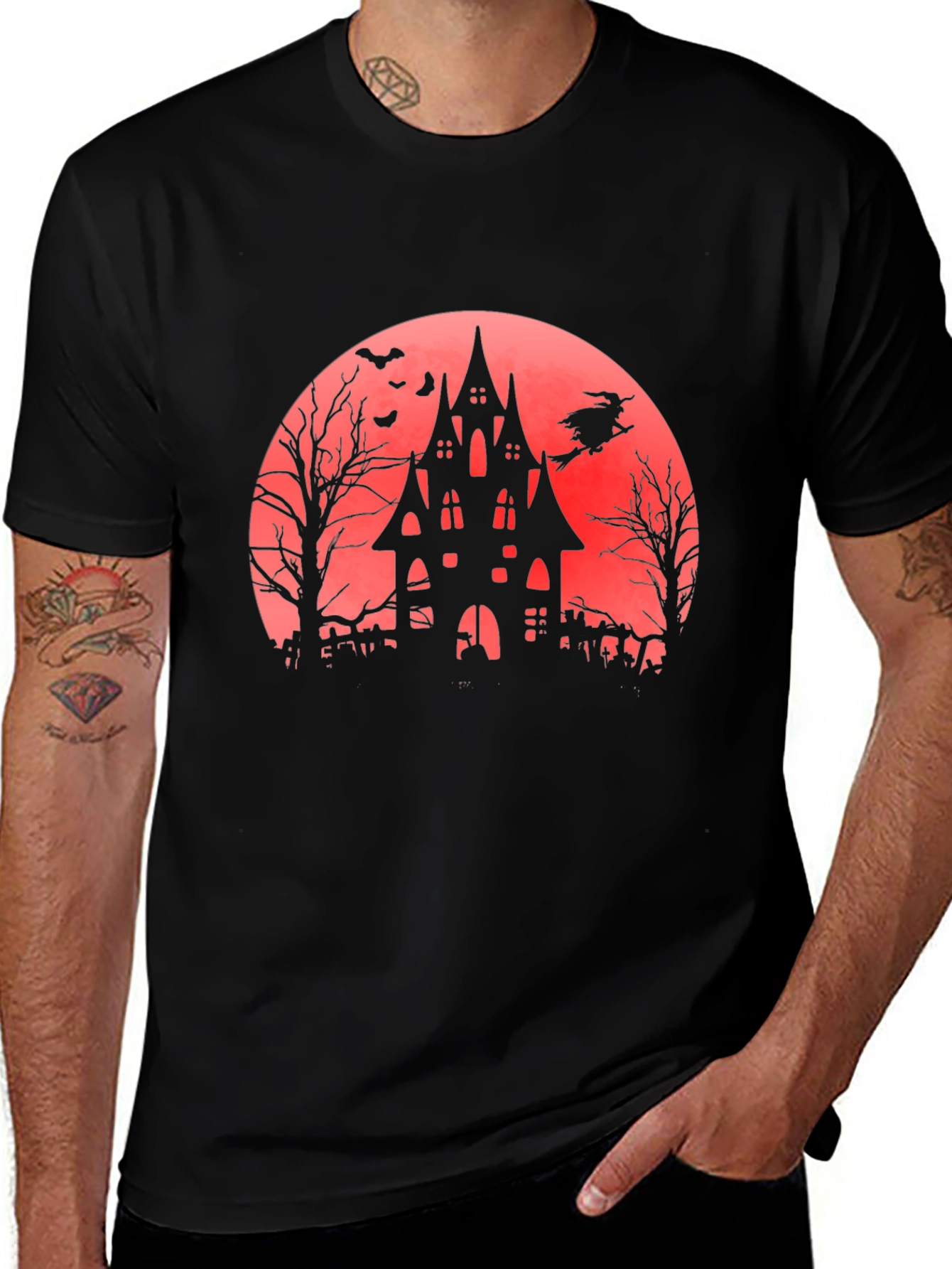 Halloween Haunted House T-Shirt