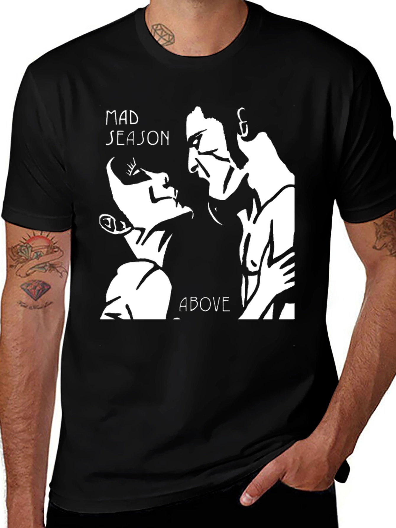 Mad Season Above Black Graphic Tee