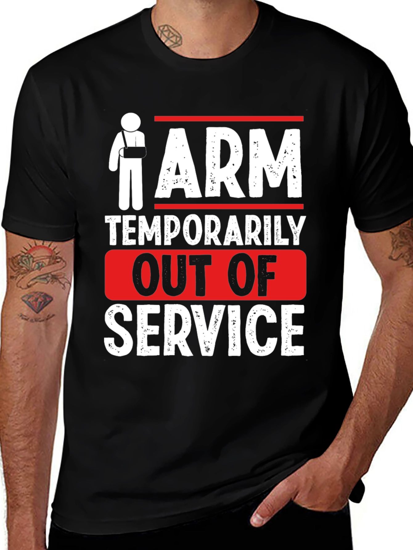 Variant 30 of Arm Temporarily Out of Service Graphic T-Shirt