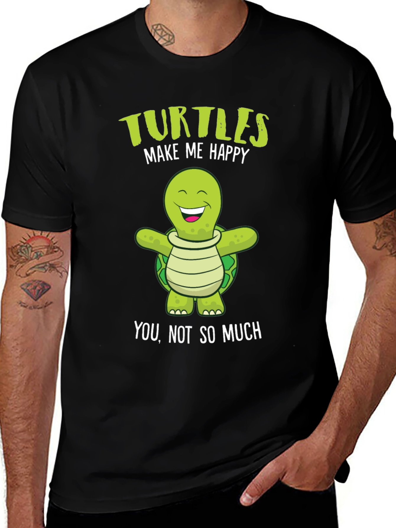 Variant 16 of Turtles Make Me Happy Graphic Tee