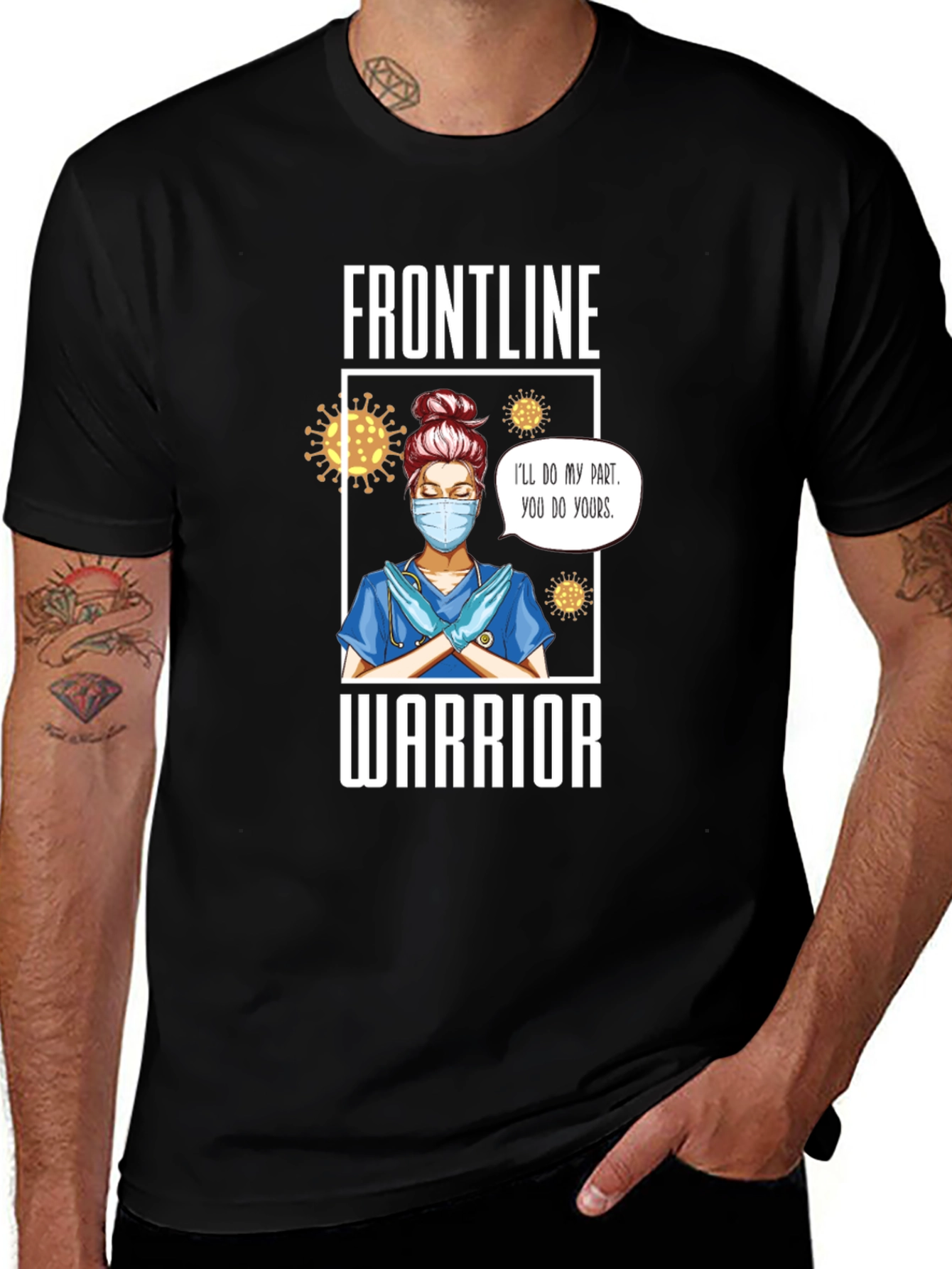 Variant 3 of Frontline Warrior Nurse T-Shirt - Unisex