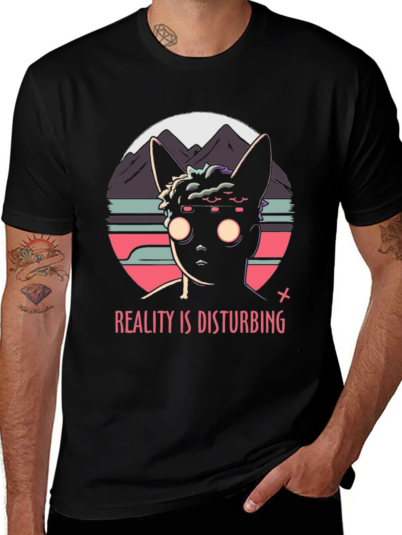 Variant 20 of Reality is Disturbing Graphic Tee - Trendy Streetwear