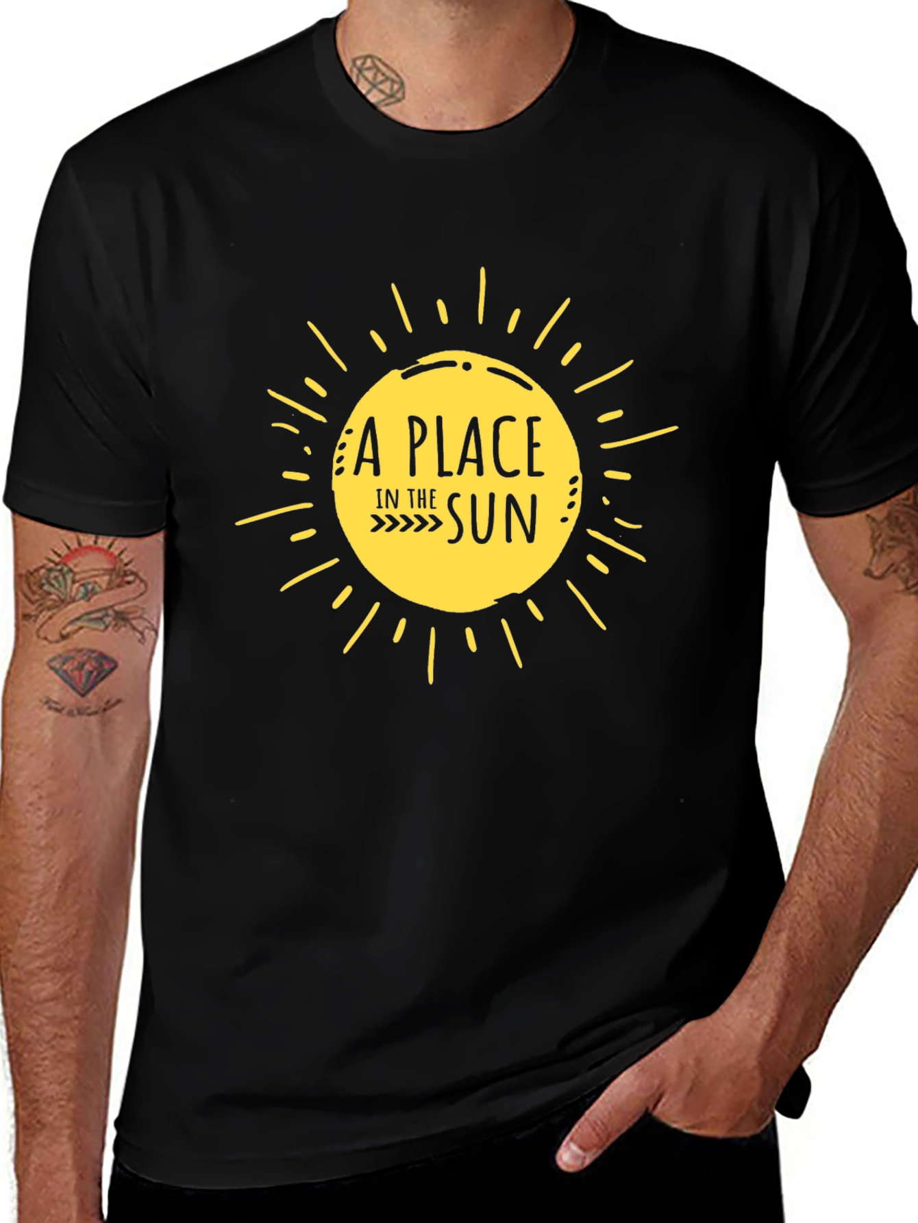 Variant 18 of A Place in the Sun Black T-Shirt