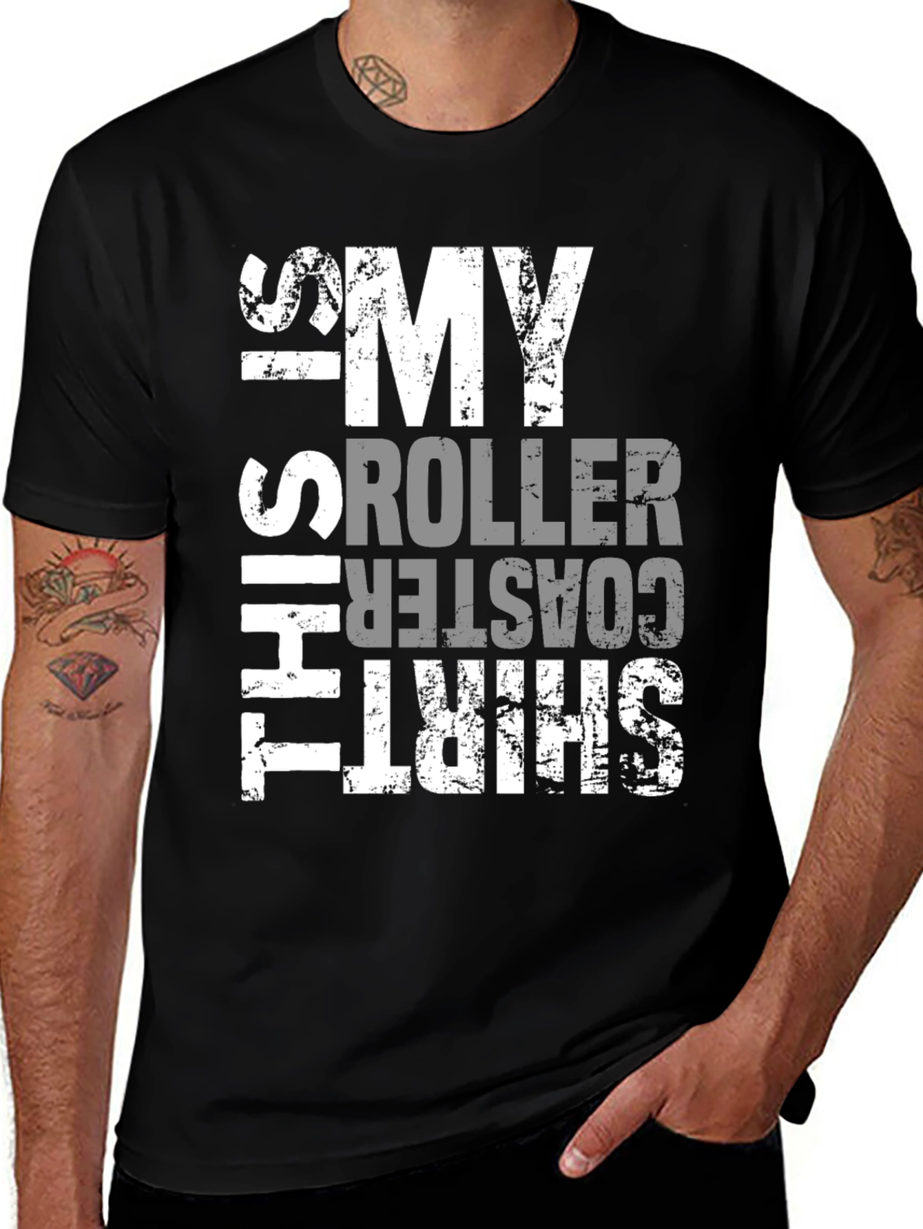 Variant 30 of This Is My Roller Coaster Shirt - Novelty Graphic Tee