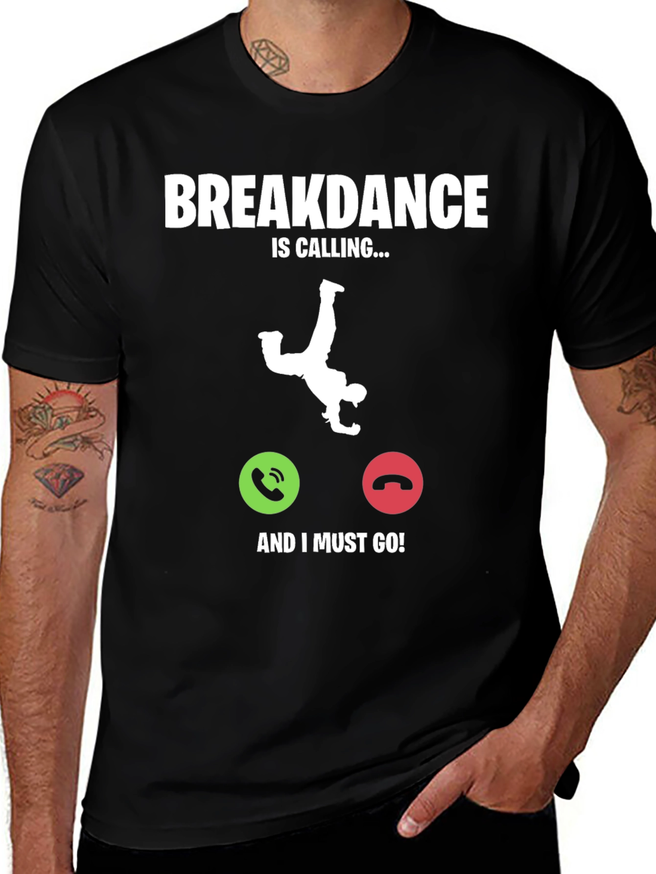 Variant 26 of Breakdance Calling T-Shirt