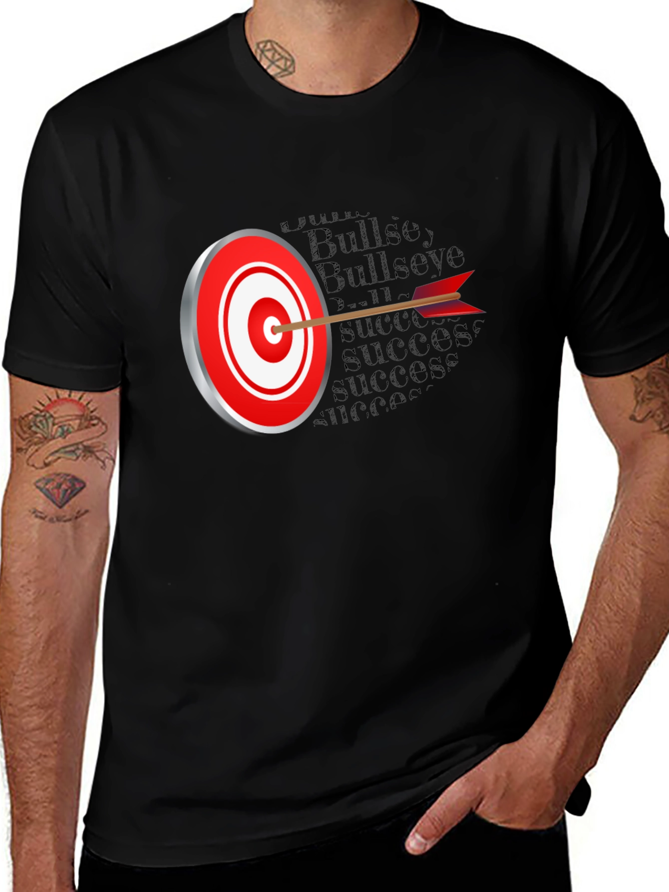 Variant 24 of Bullseye Target Graphic Tee - Success Design