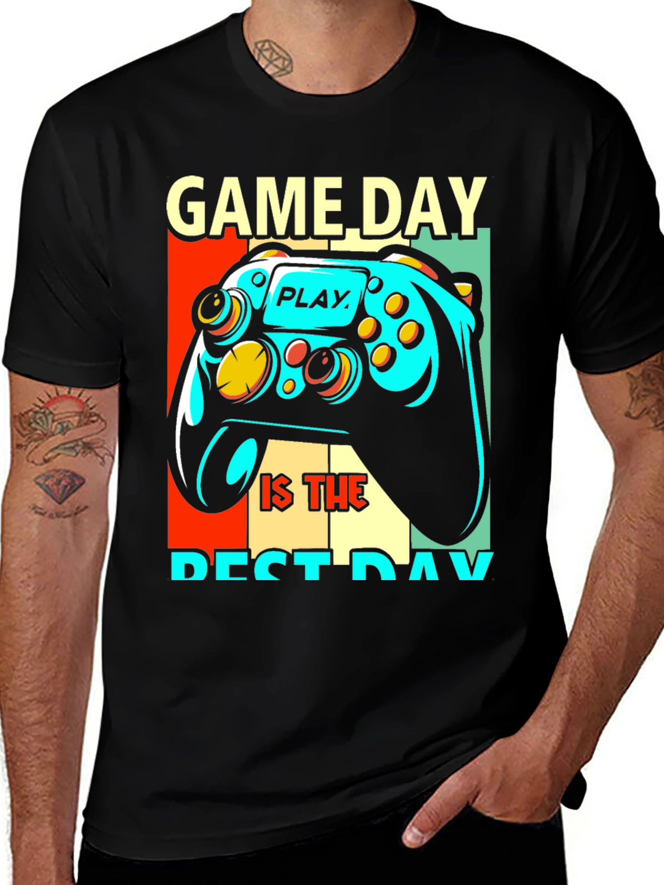 Variant 25 of Game Day Controller Graphic T-Shirt