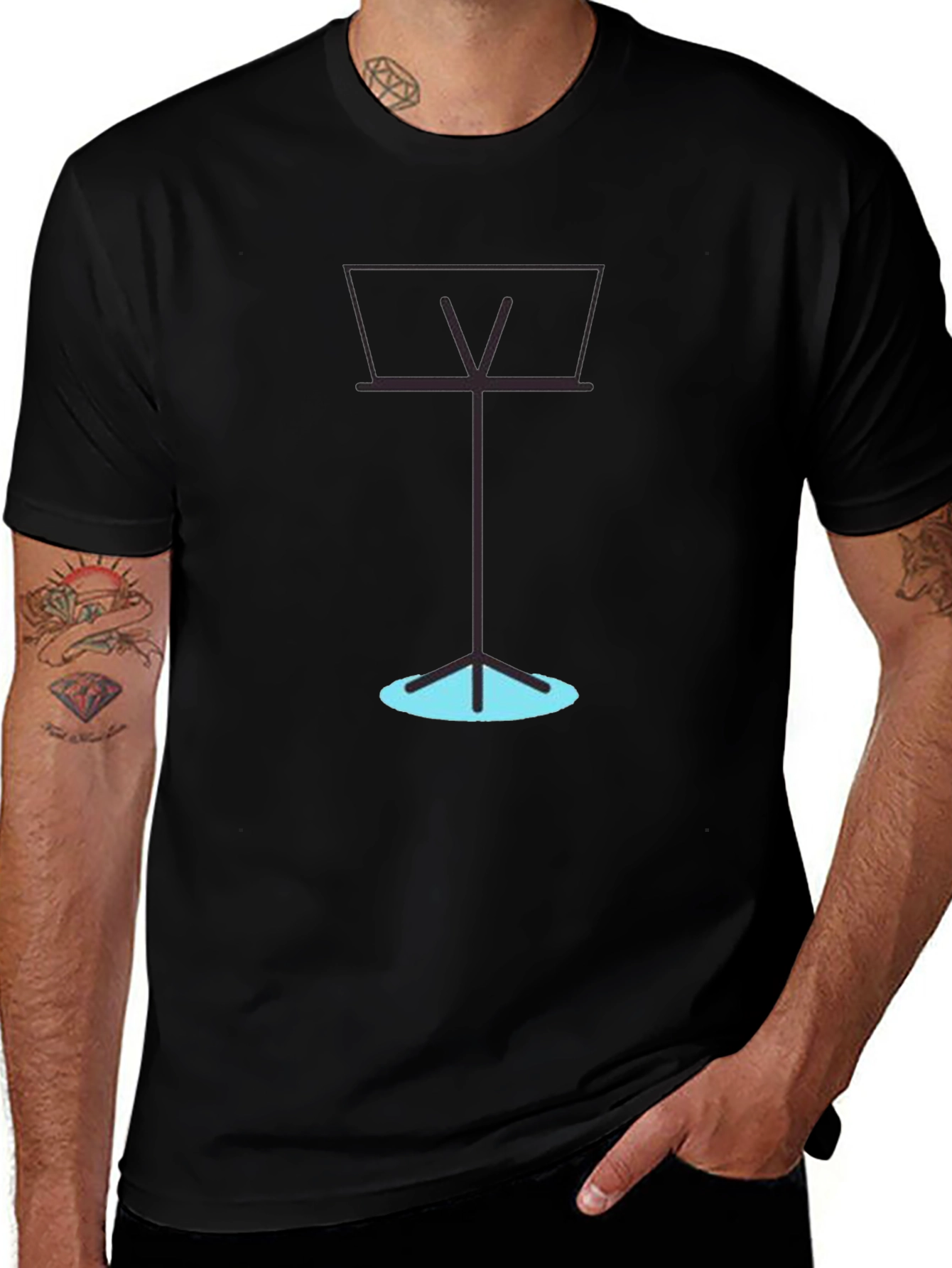 Variant 19 of Music Stand T-Shirt - Musician's Apparel