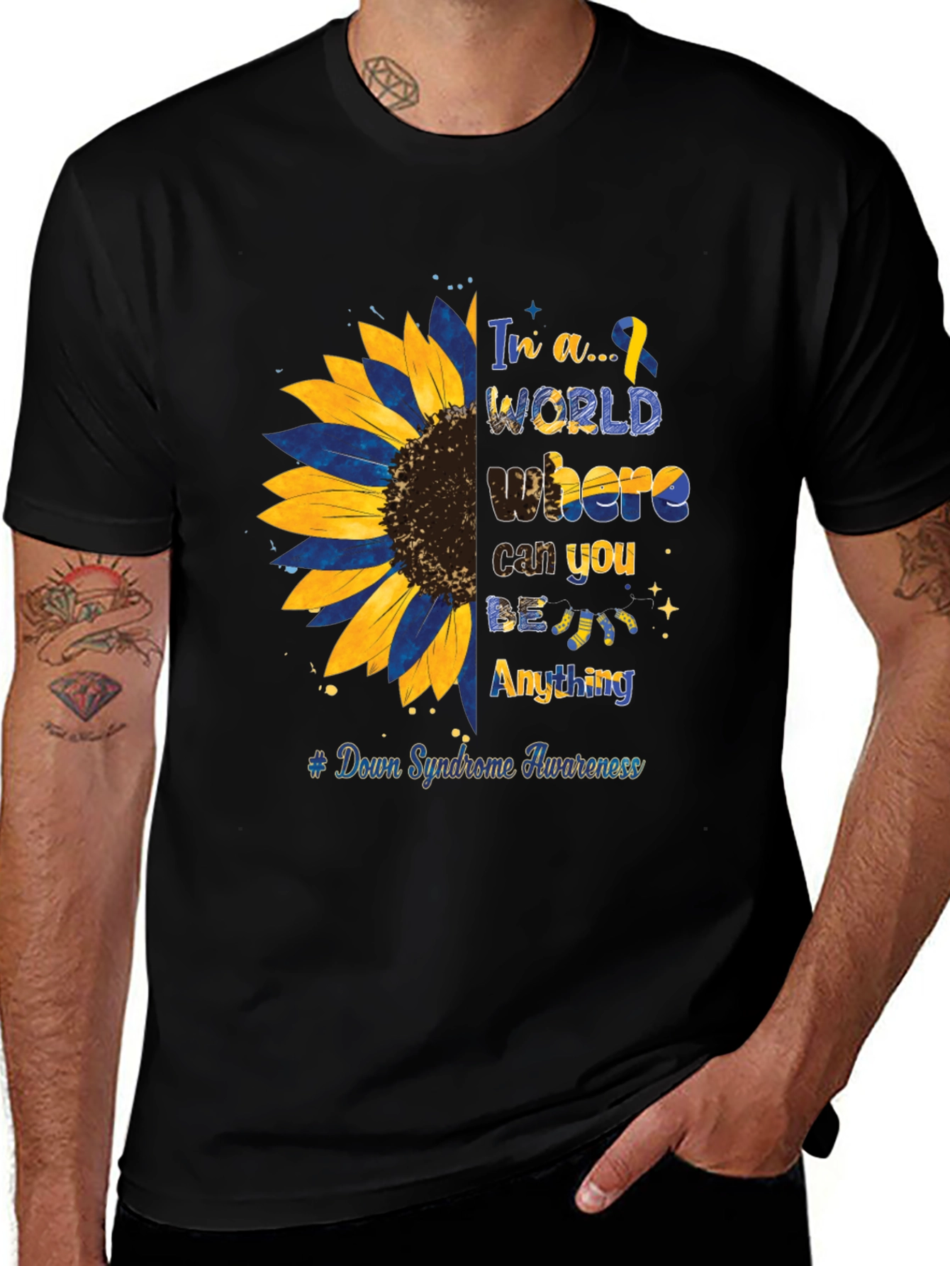 Down Syndrome Awareness Sunflower T-Shirt