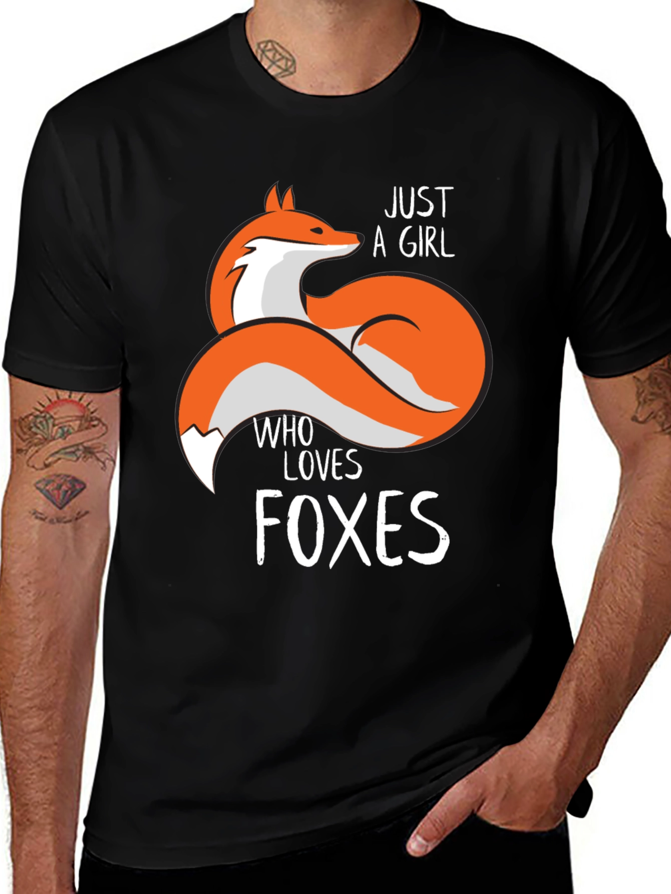 Fox Lover T-Shirt: Just A Girl Who Loves Foxes Tee