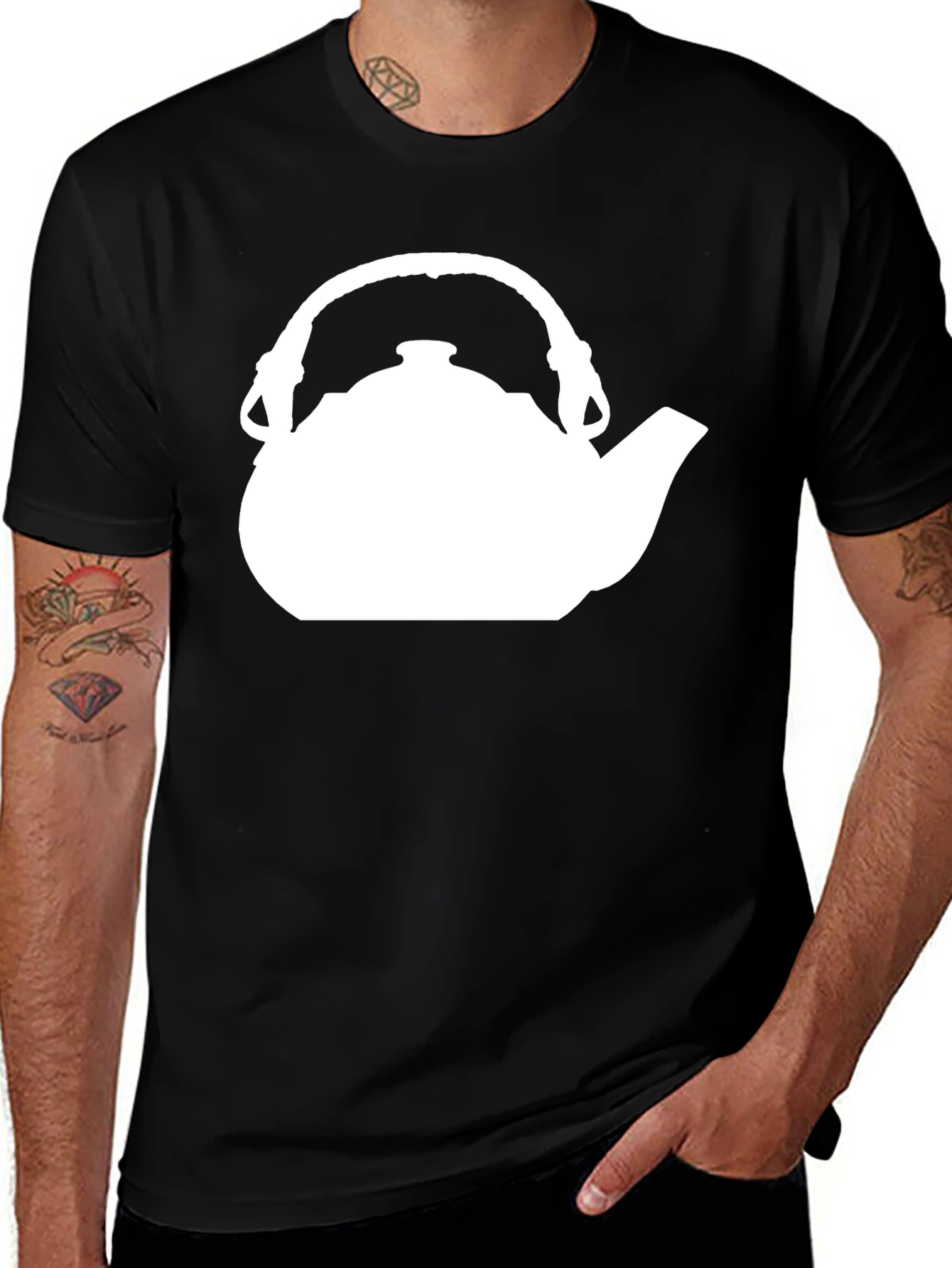 Variant 9 of Tea Time T-Shirt - Kettle Design