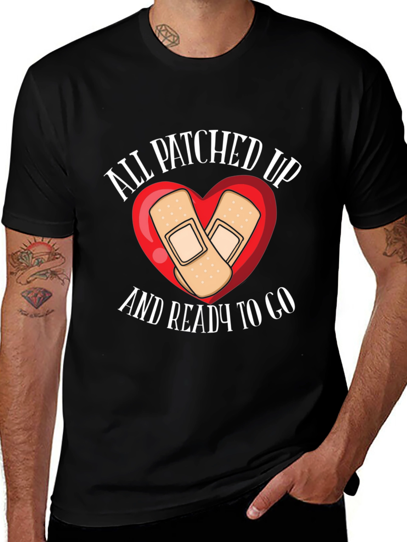 All Patched Up Graphic T-Shirt