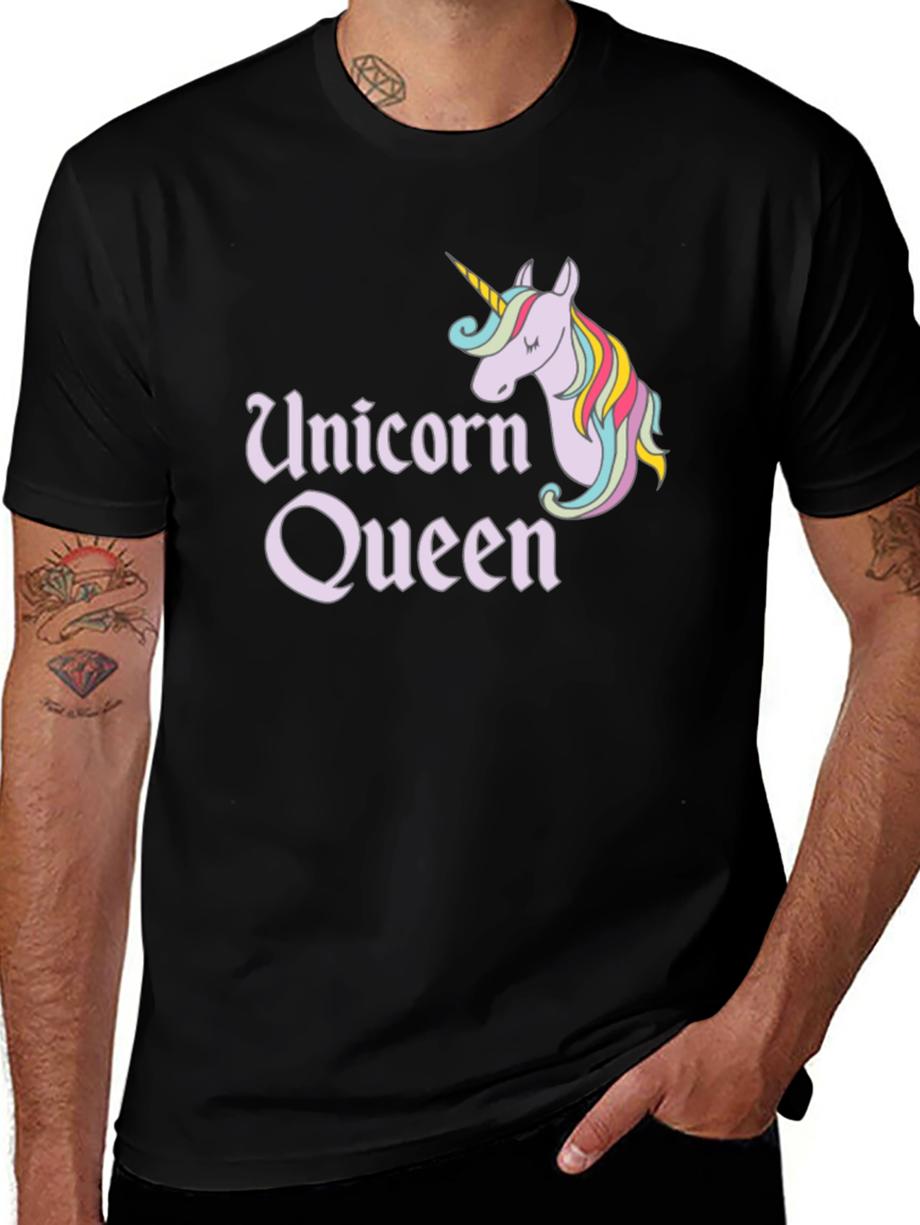 Variant 15 of Unicorn Queen T-Shirt - Whimsical Graphic Tee