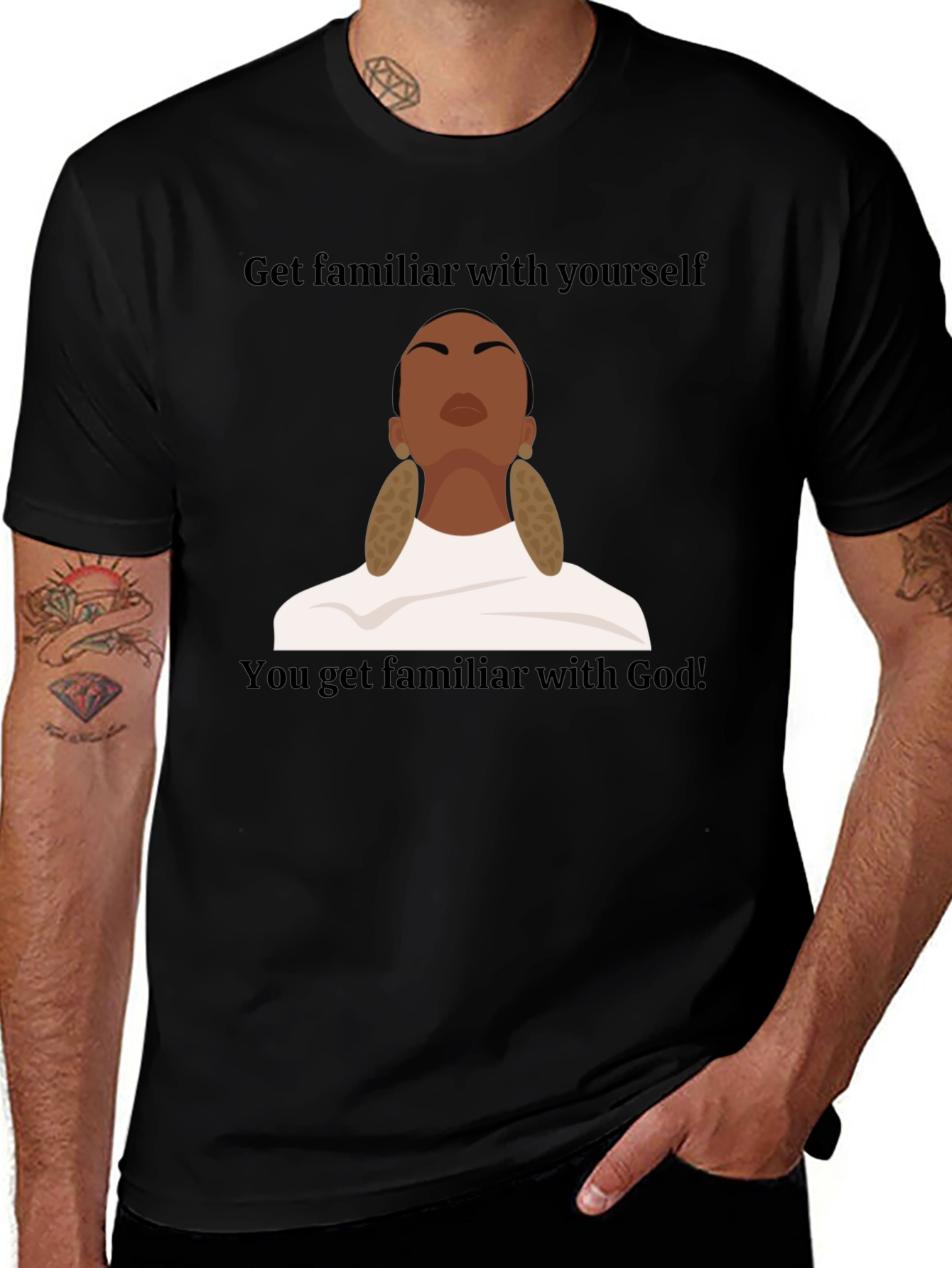 Variant 15 of Get Familiar With Yourself Graphic T-Shirt
