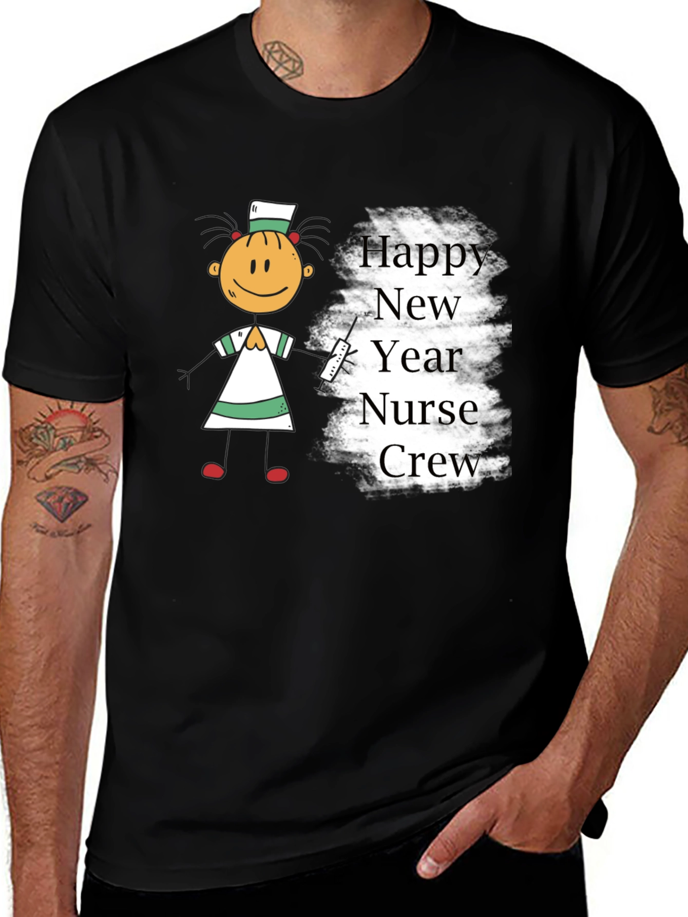 Variant 9 of Happy New Year Nurse Crew T-Shirt
