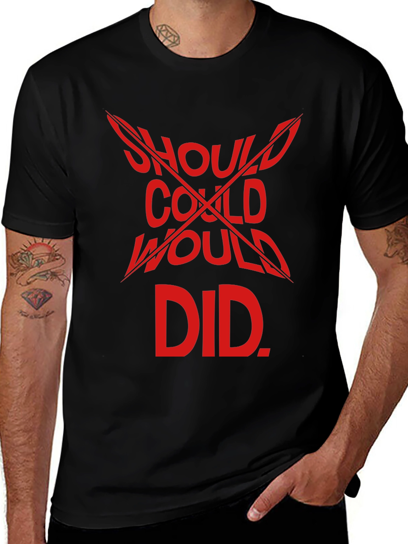 Variant 16 of Should Could Would Did Graphic T-Shirt