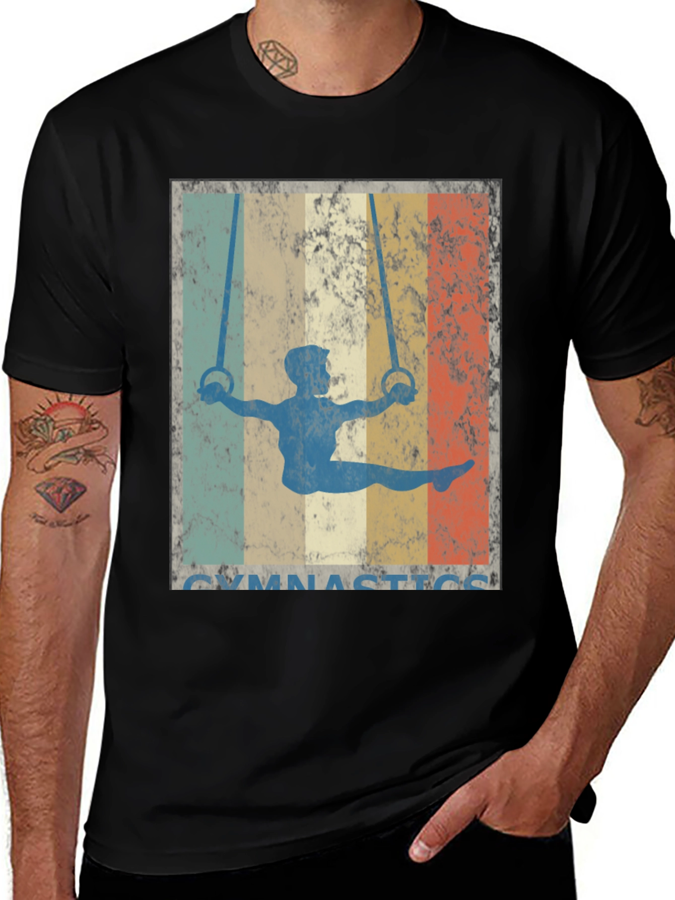 Variant 13 of Vintage Gymnastics Graphic T-Shirt