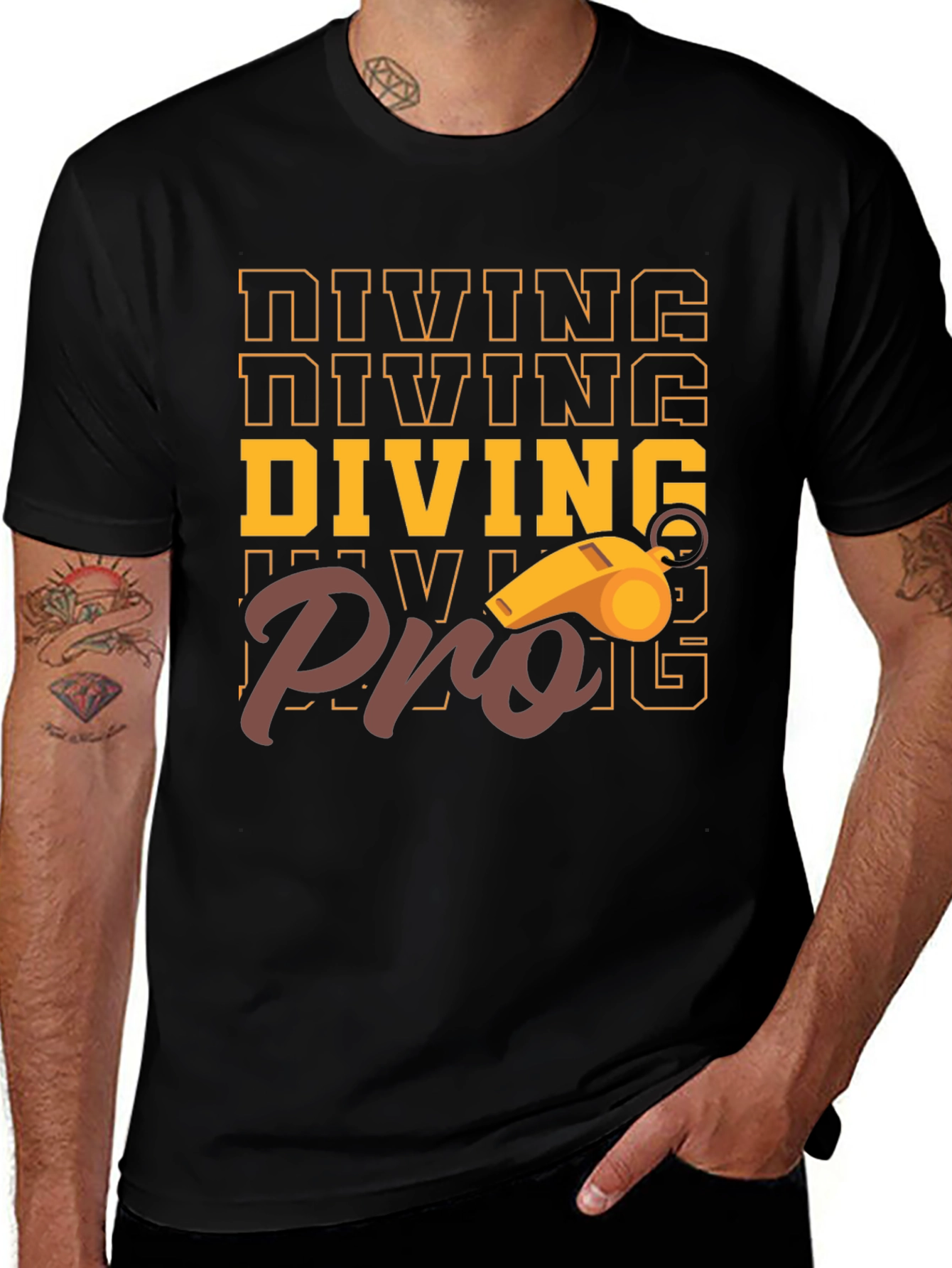 Variant 16 of Diving Pro Graphic T-Shirt