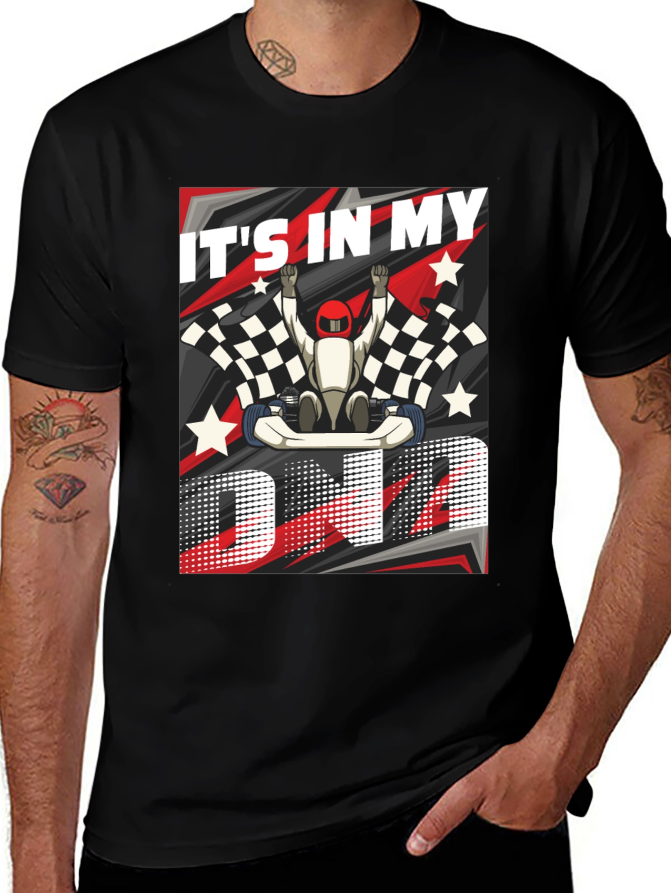 Variant 11 of Racing DNA Graphic T-Shirt
